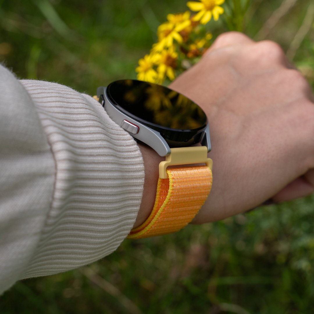 Bracelet nylon Coros Apex 2 Pro (jaune clair)