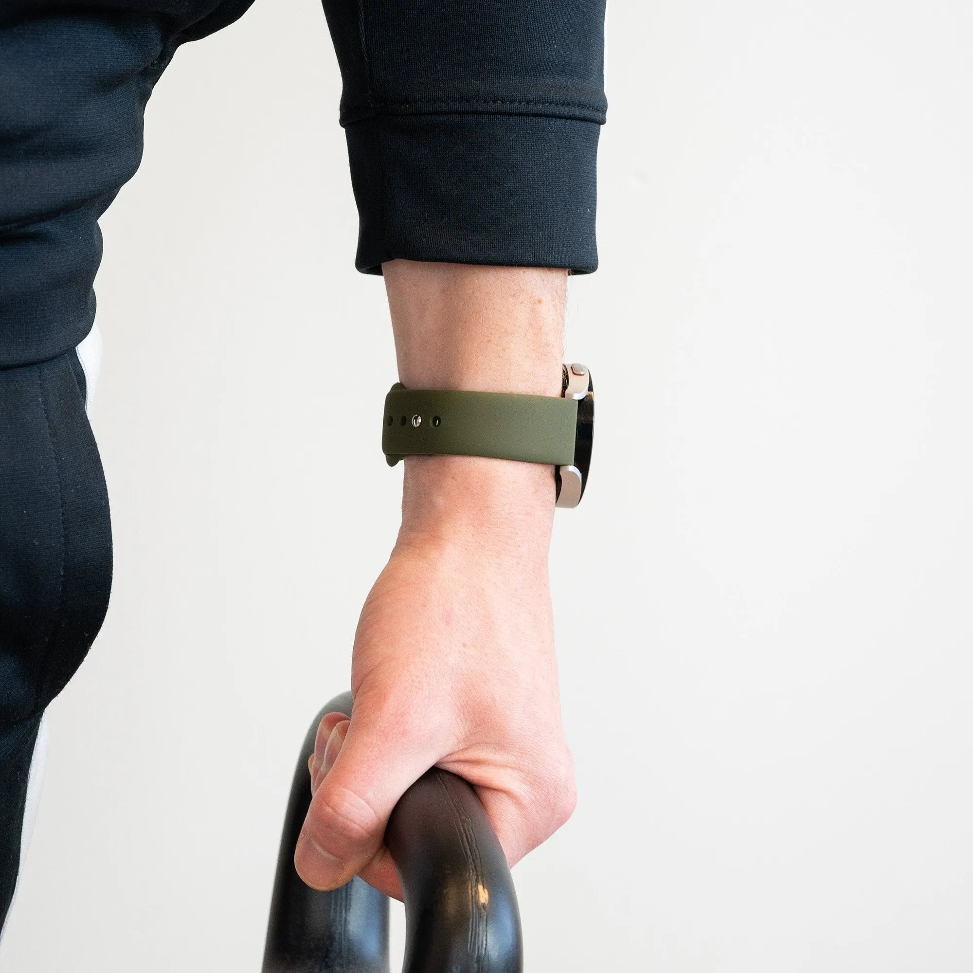 Bandz Bracelet sport 'Deluxe' Levowatch F2 (vert olive)