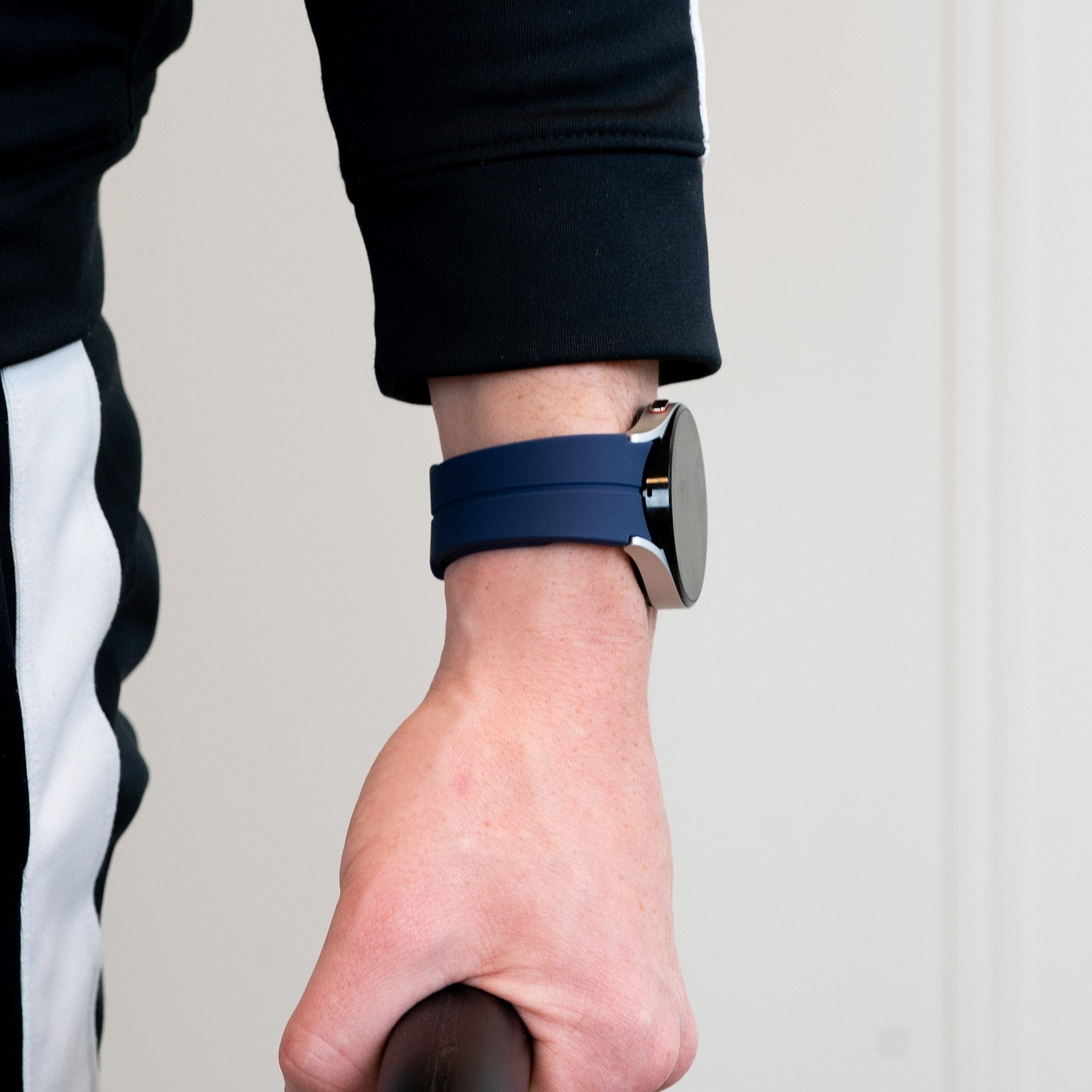 Silicone Strap 'Extreme', dark blue, lifestyle photo