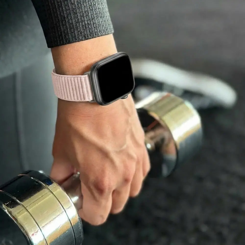 Wave Nylon Strap, light pink, lifestyle photo
