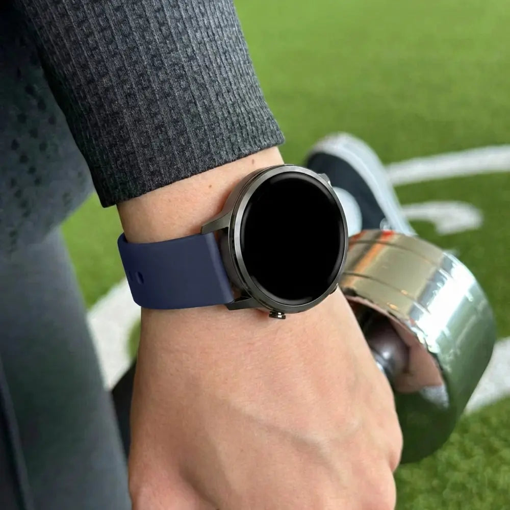 Bandz Bracelet sport 'Deluxe' Garmin Vivomove Trend (bleu foncé)