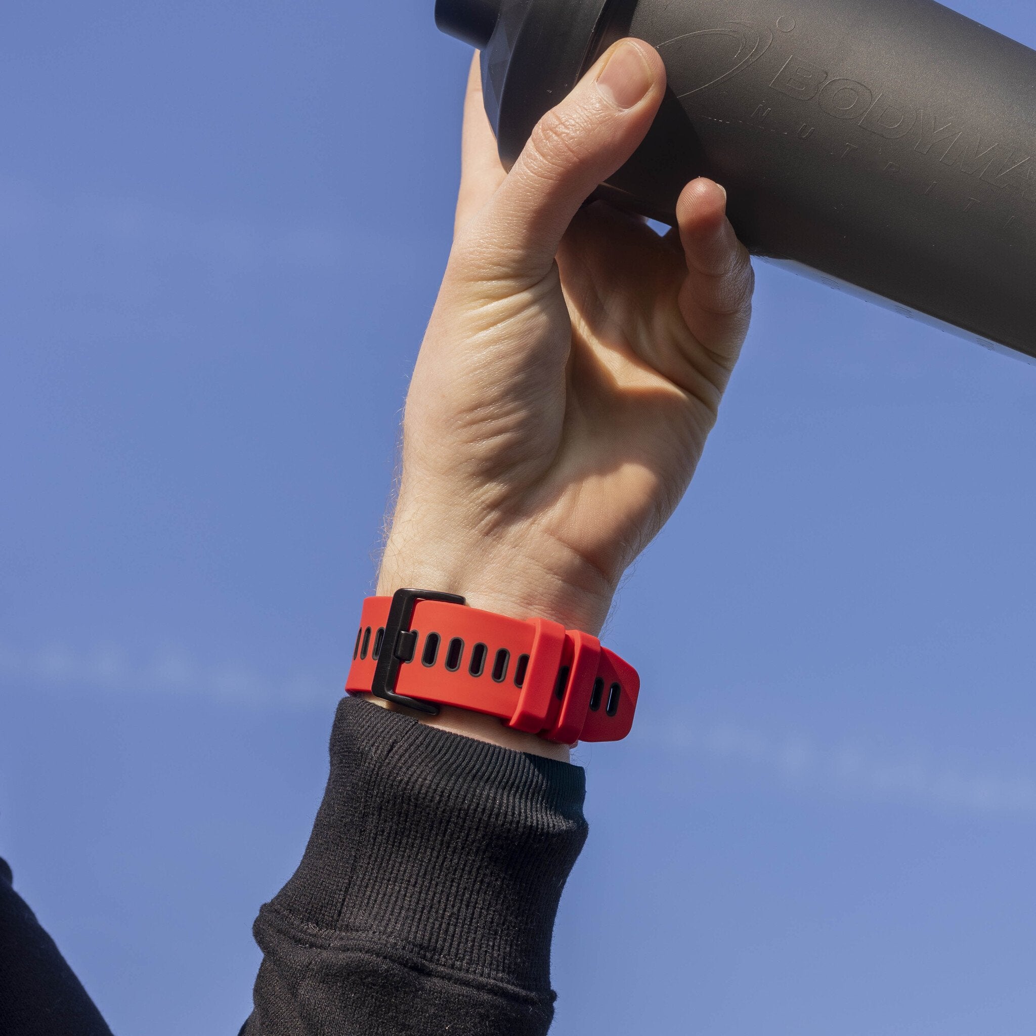 Garmin Descent MK3i - 51mm Sport Strap with Buckle (Red/Black)