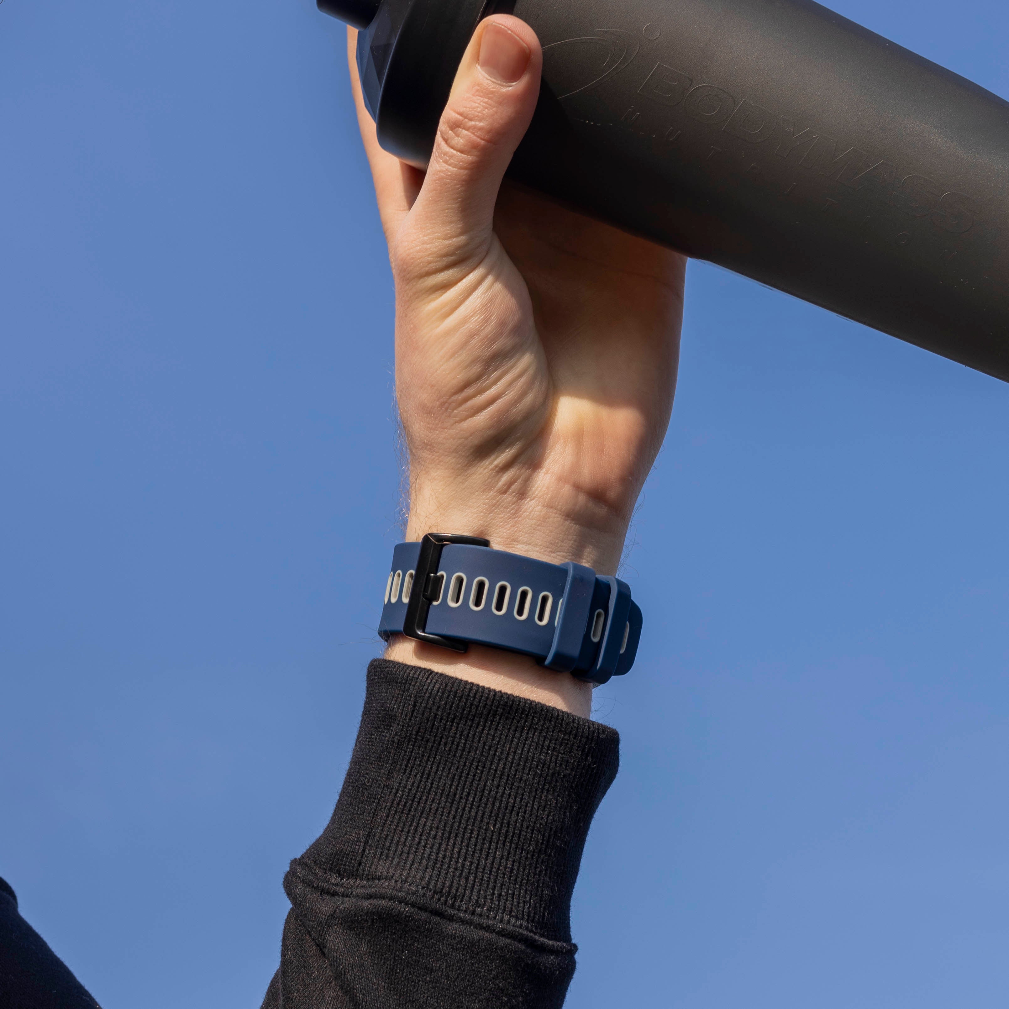 Garmin Fenix 8 - 51mm Sport Buckle Strap (Blue/Gray)