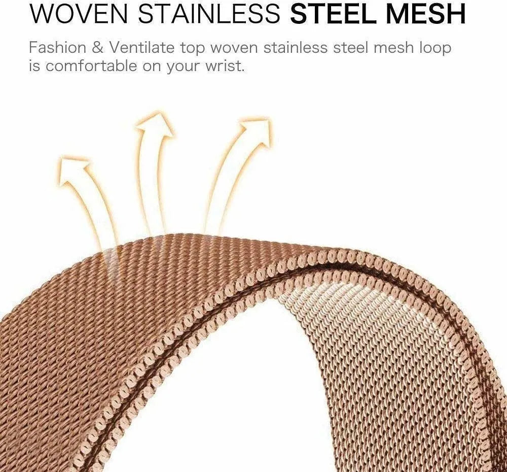 Milanese Strap, rose gold, promotional banner