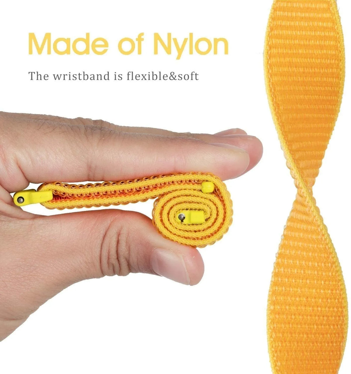 Nylon Strap, light yellow, promotional banner