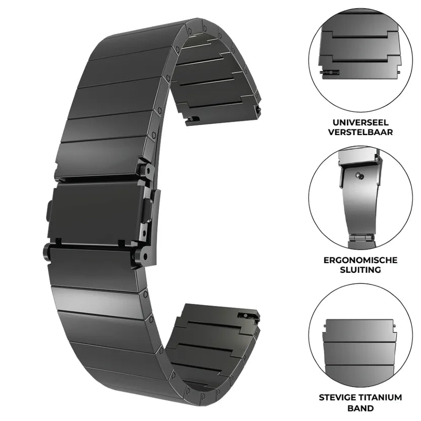 Bracelet titane de luxe Huawei Watch Ultimate (graphite)