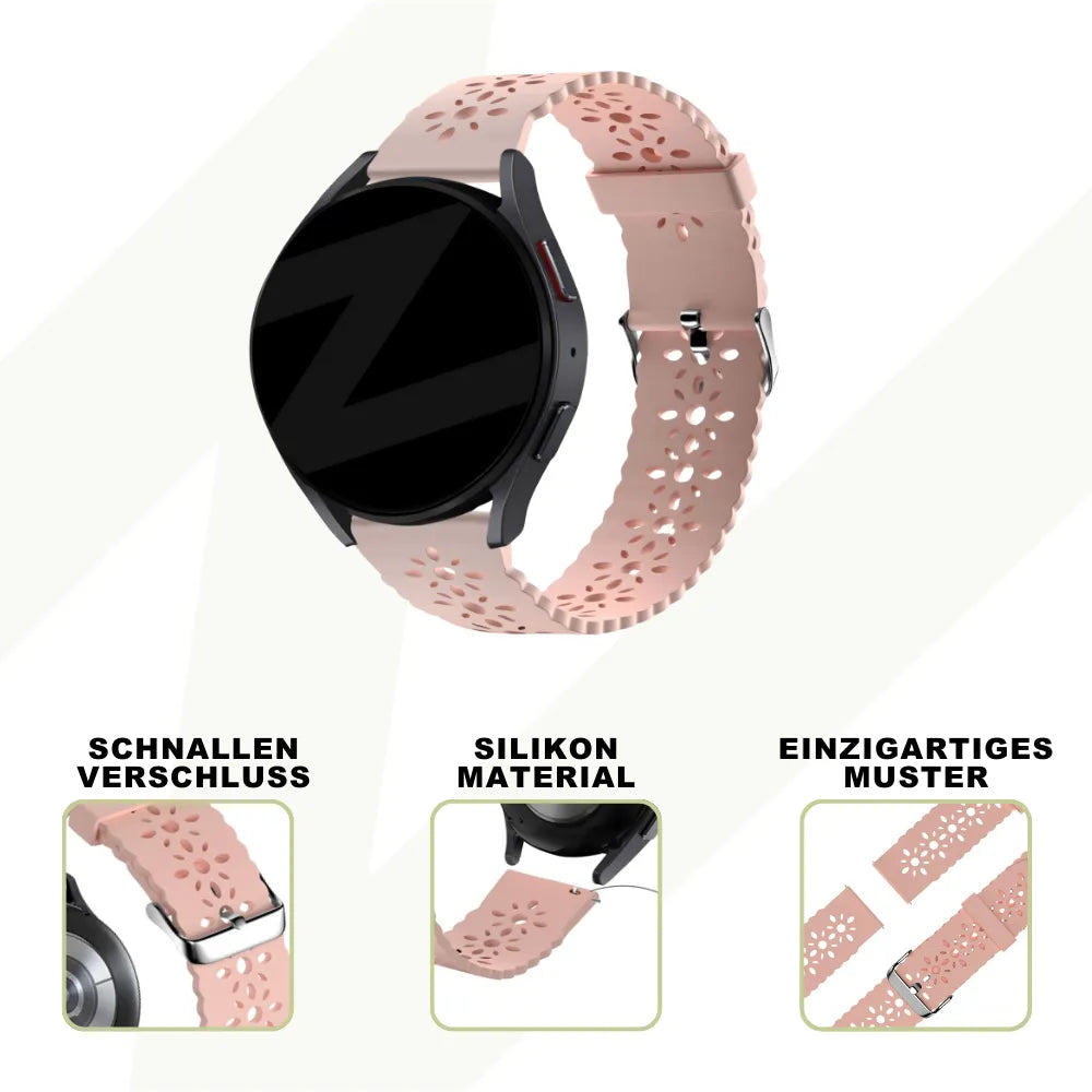 Bandz Bracelet silicone avec motif Coros Apex 2 (rose)