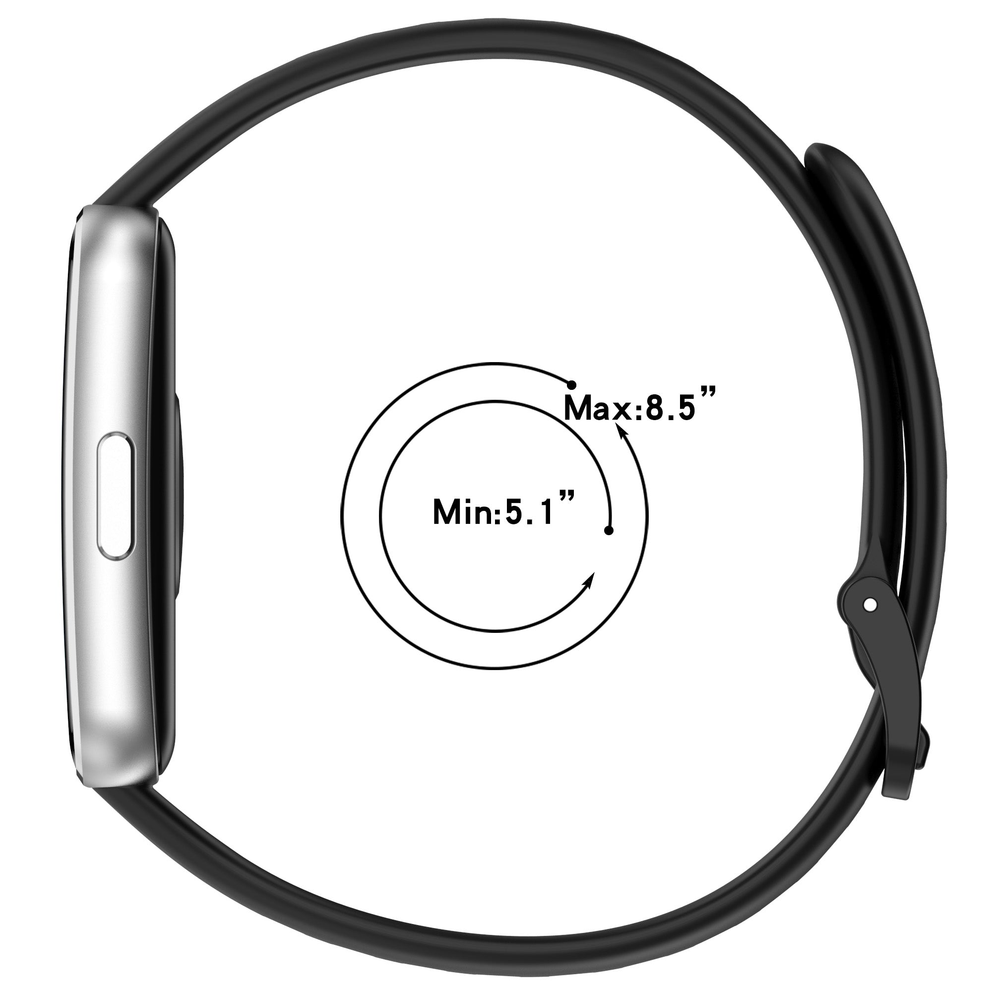 Huawei Band 11 Pro Silicone Strap (Black)