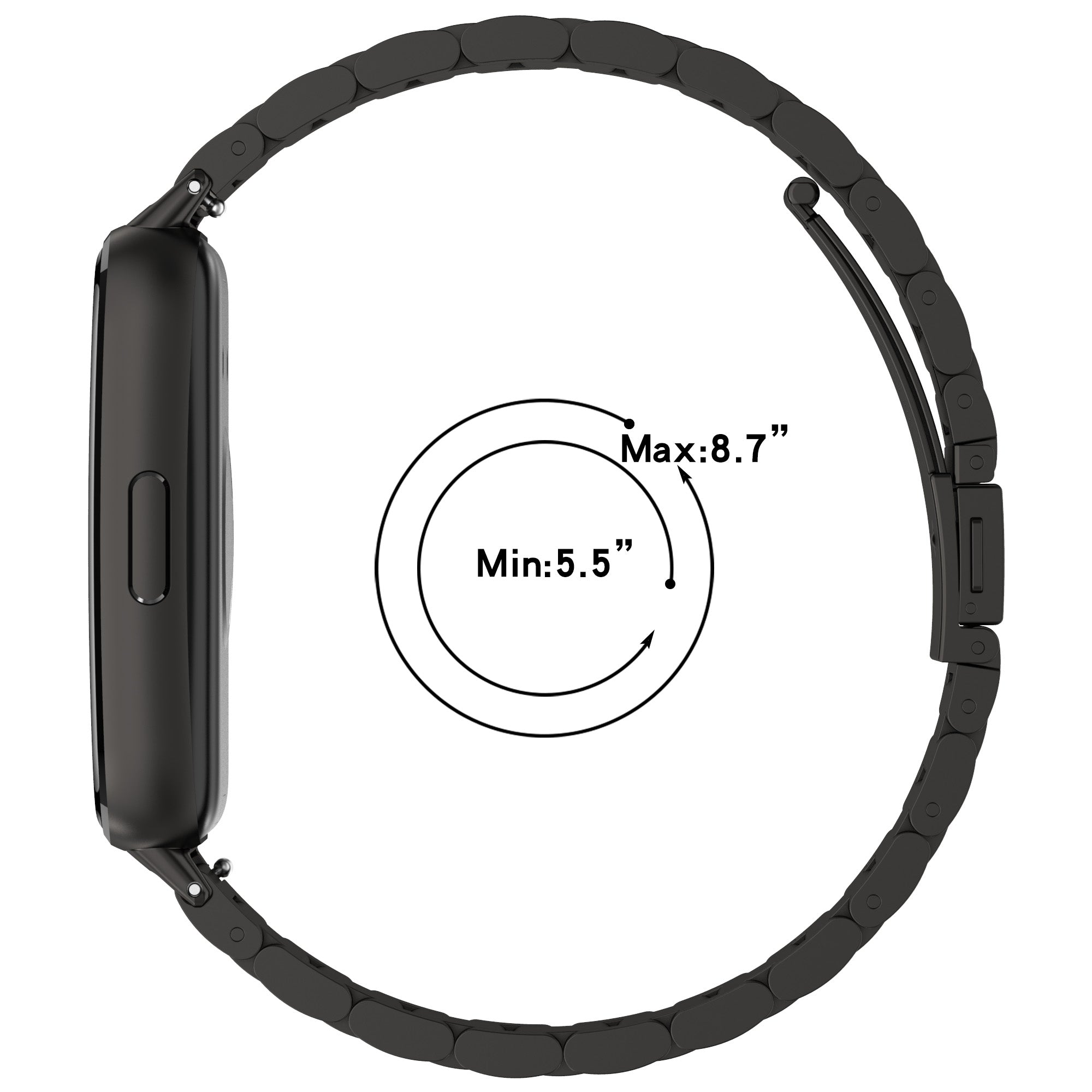 Bracelet acier Huawei Band 11 (noir)