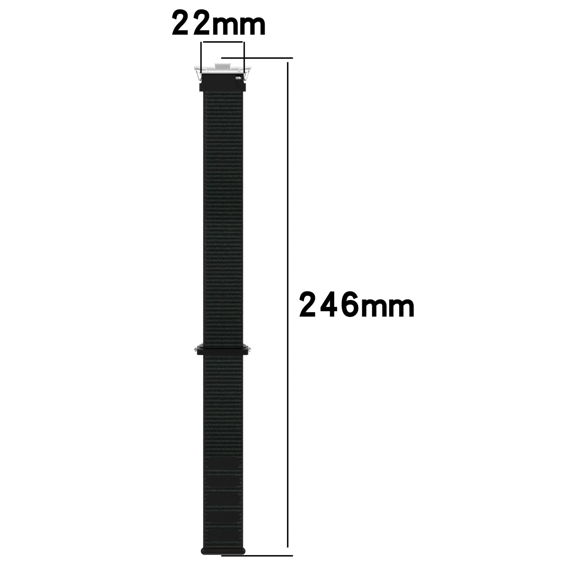 Bracelet nylon Redmi Watch 5 (noir)