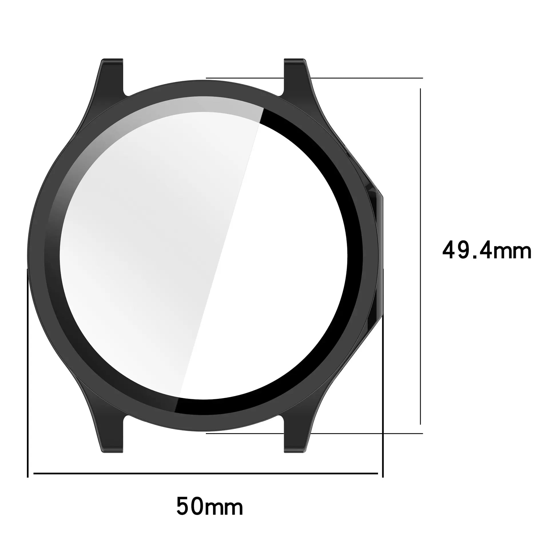 OnePlus Watch 4 (47mm) Protection d'écran rigide en verre (Noir)