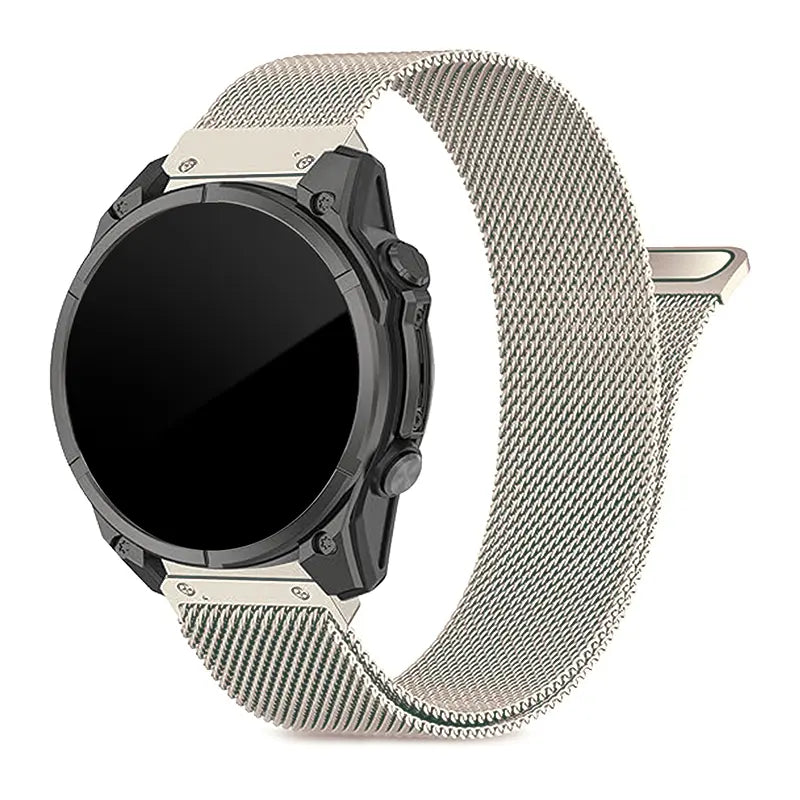 Garmin Fenix 5s/6s Premium Milanese Strap (Starlight)