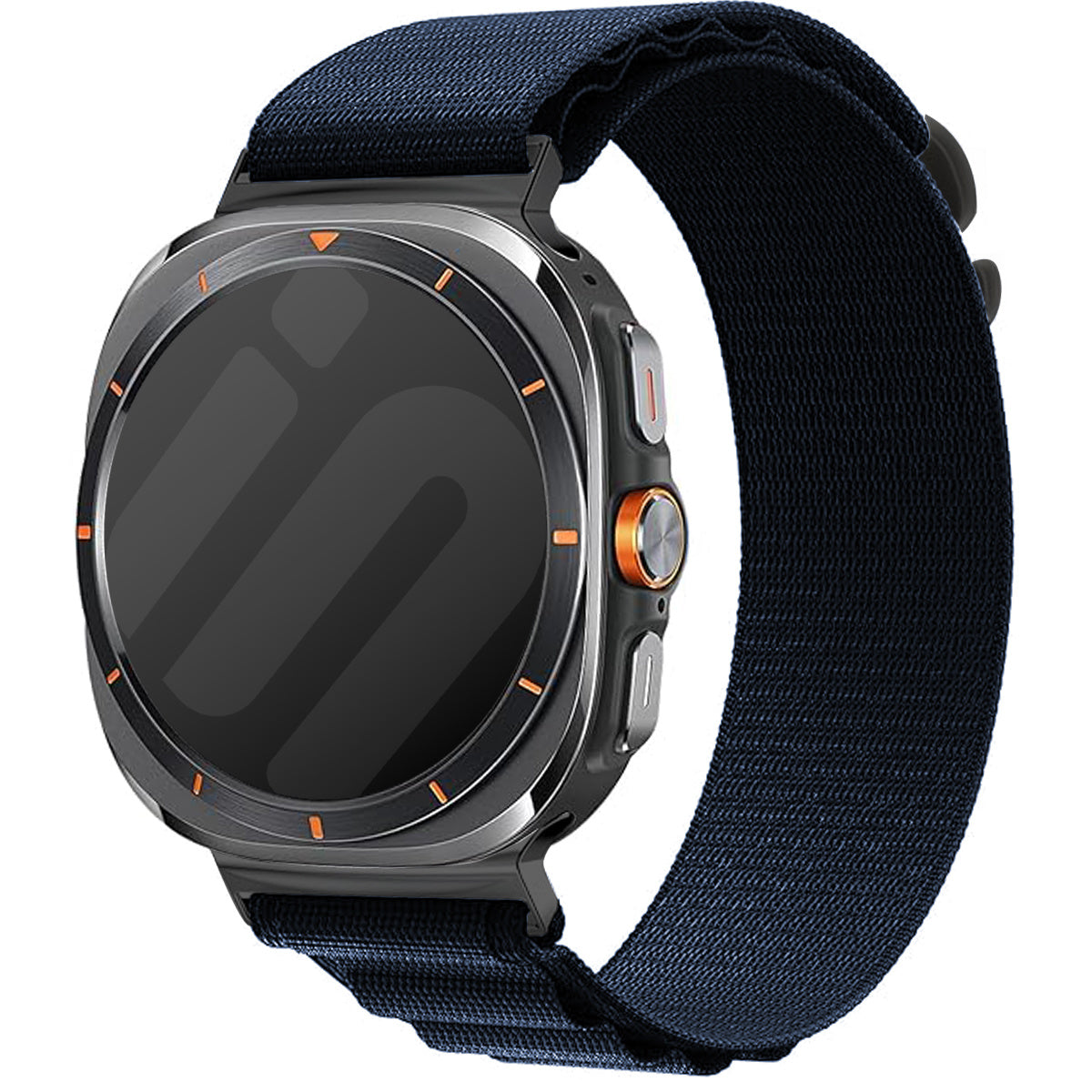 Bracelet Alpine nylon Samsung Galaxy Watch Ultra 2 (bleu)