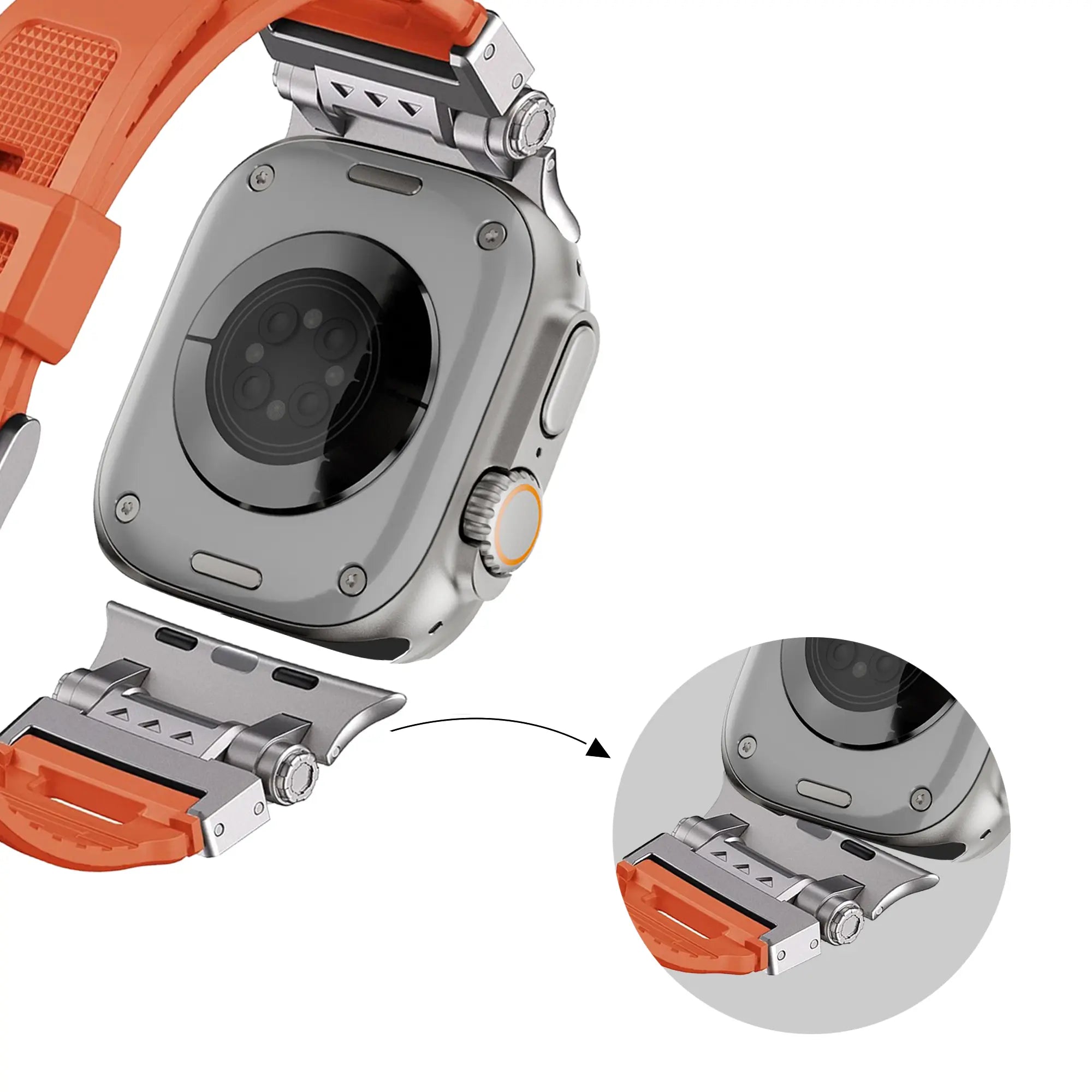Bandz Bracelet TPU Armour Apple Watch (orange)