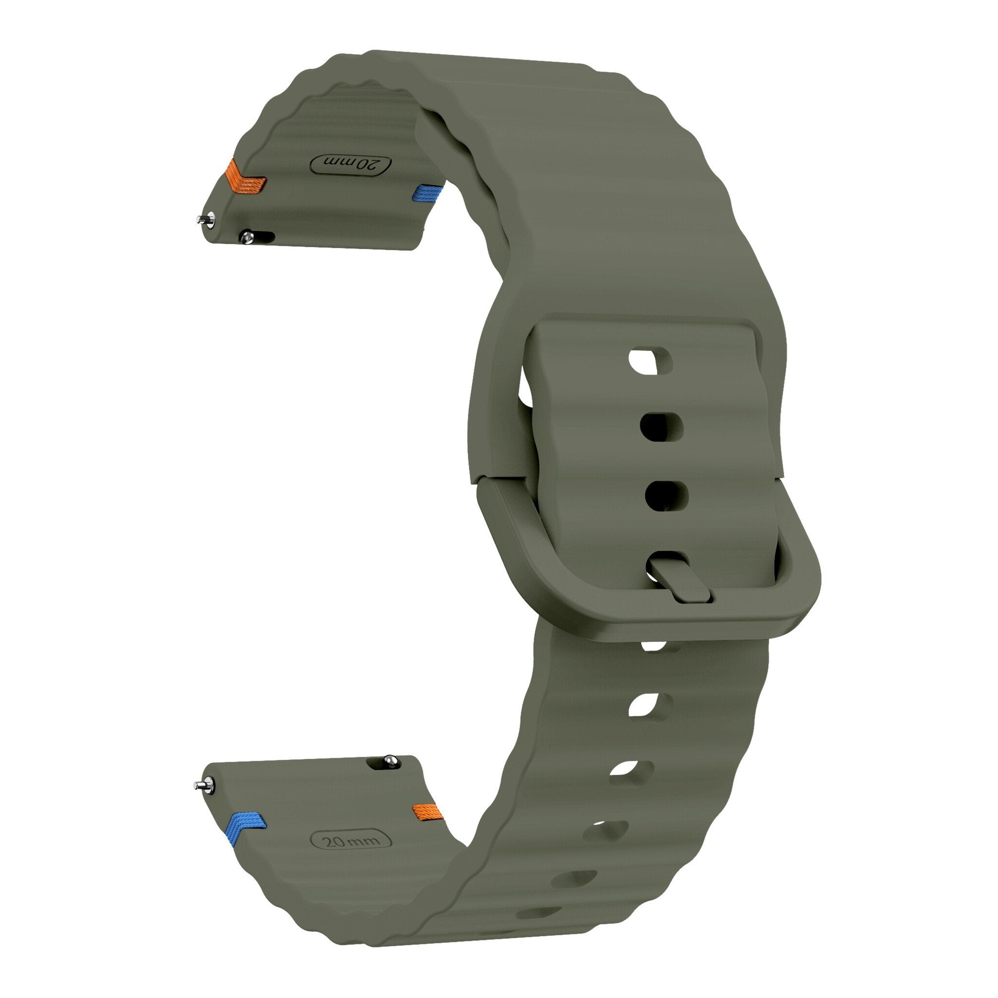 Polar Grit X Wave Silicone Bracelet (Army Green)