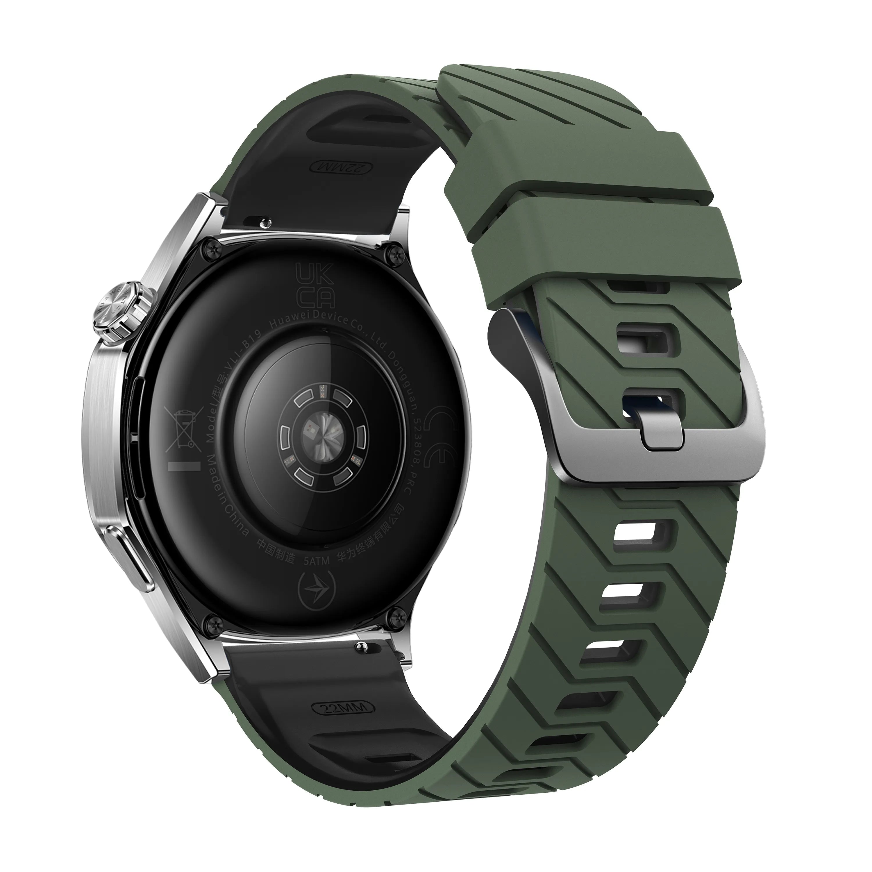 Bracelet sport tissé Coros Pace 3 (vert/noir)