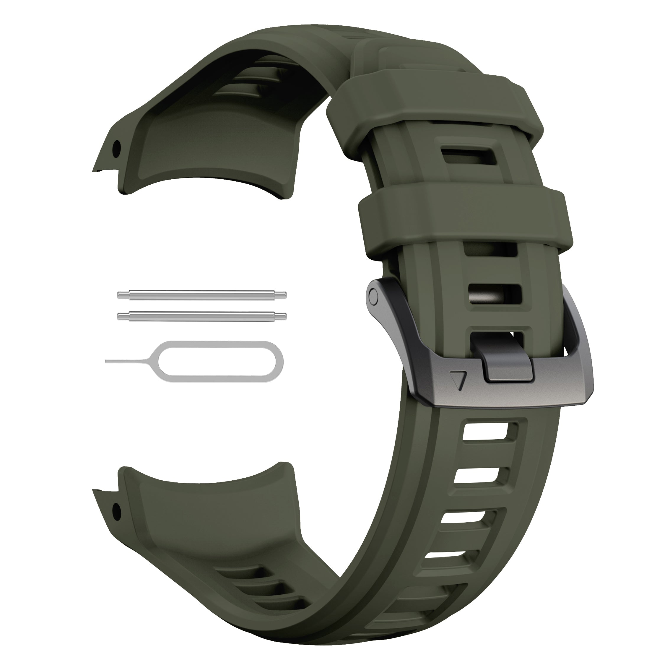 Garmin Instinct 3 - 50mm Silicone Strap 'Perfect Fit' (Army Green)