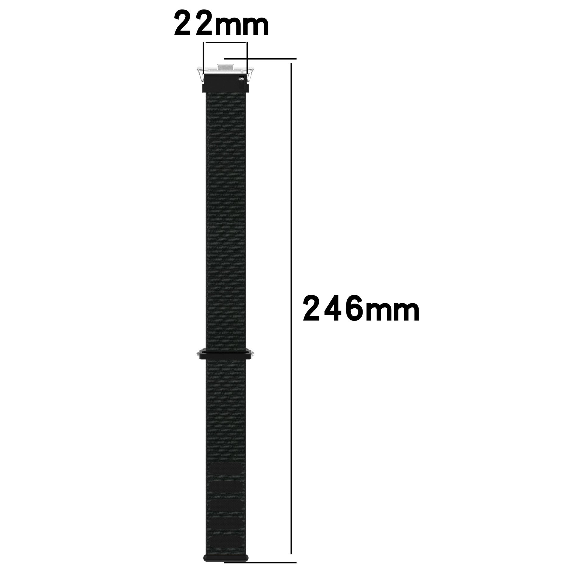 Bracelet nylon Xiaomi Smart Band 10 Pro (rose sable)