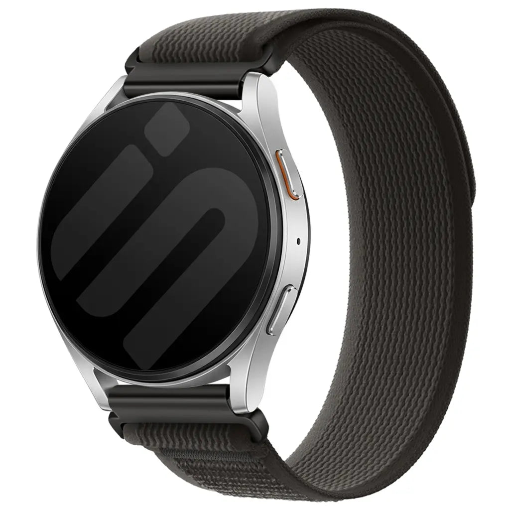Bracelet nylon trail Huawei Watch GT 7 - 46mm (noir/gris)