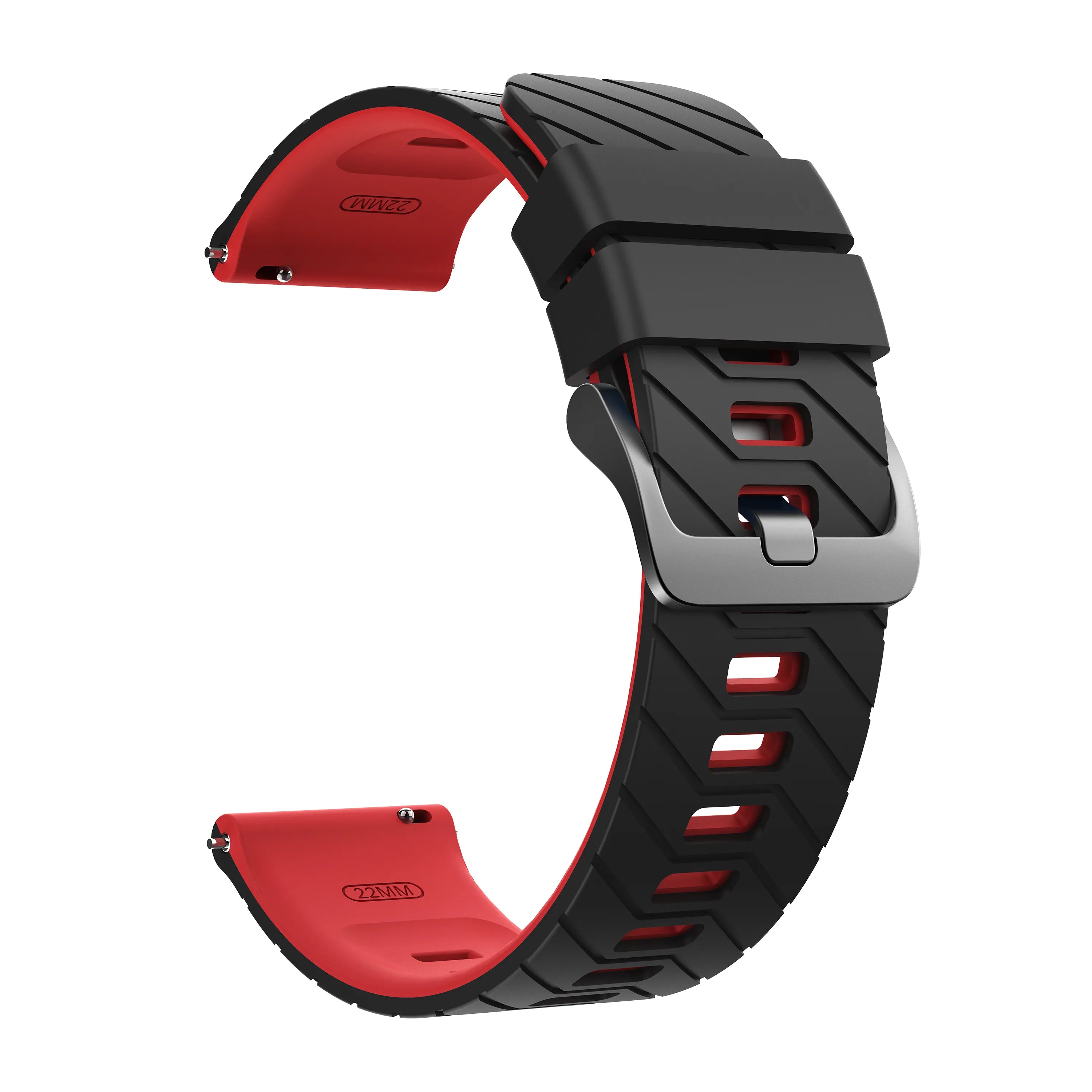 OnePlus Watch 3 Twill Sport Strap (Black/Red)