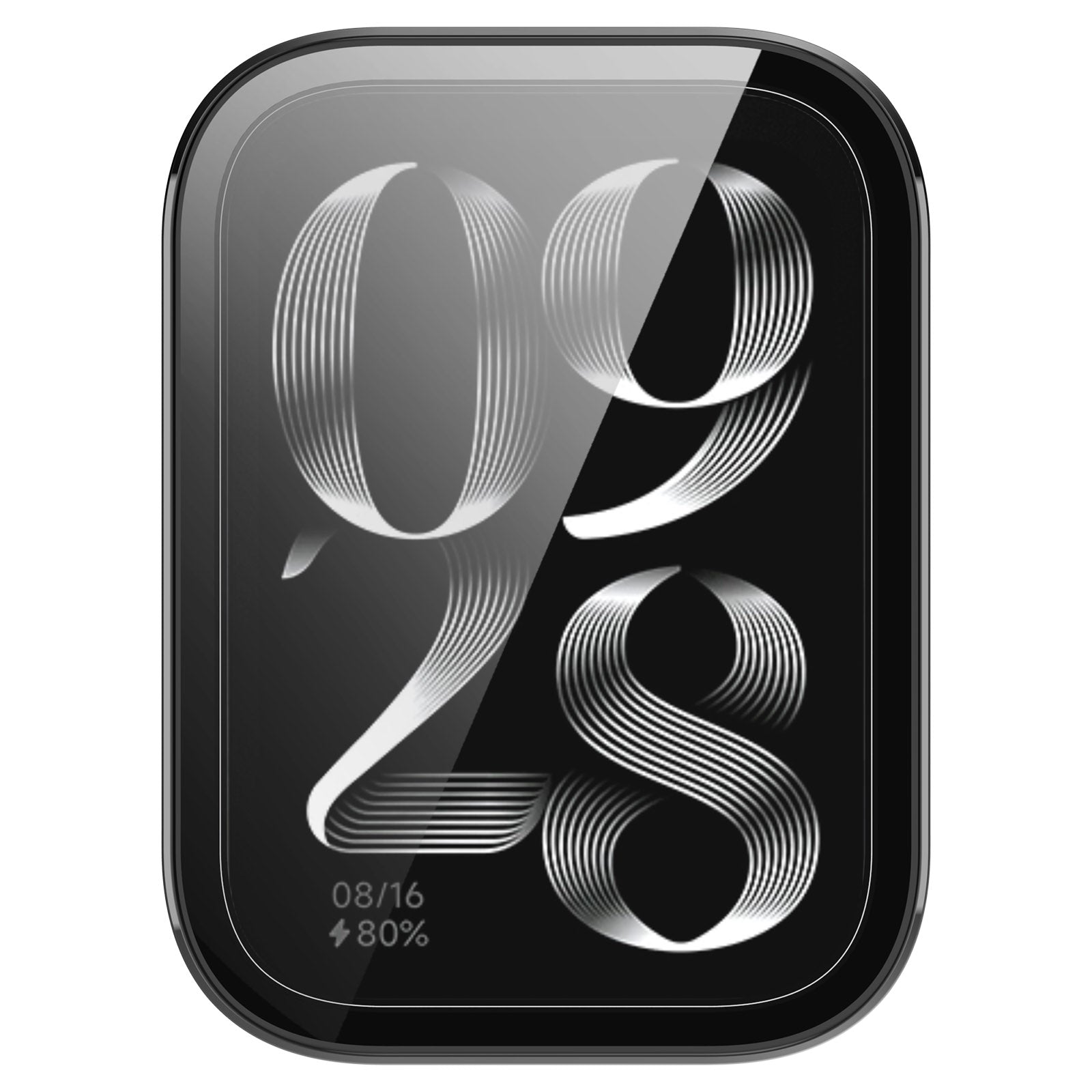 Xiaomi Smart Band 10 Pro céramique Protection d'écran rigide en verre (noir)