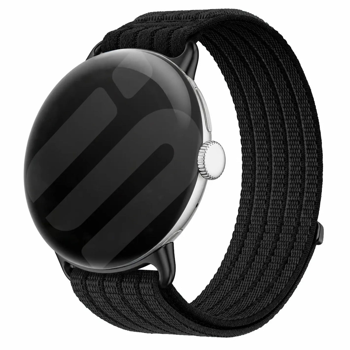 Google Pixel Watch 4 - 45mm Ultra Thin Nylon Strap (Black)