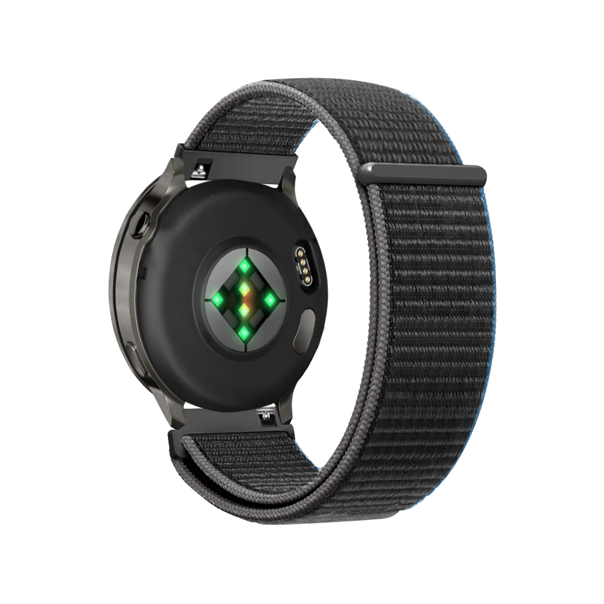 Bandz Garmin Forerunner 255 Nylon Loop Strap (Charcoal)