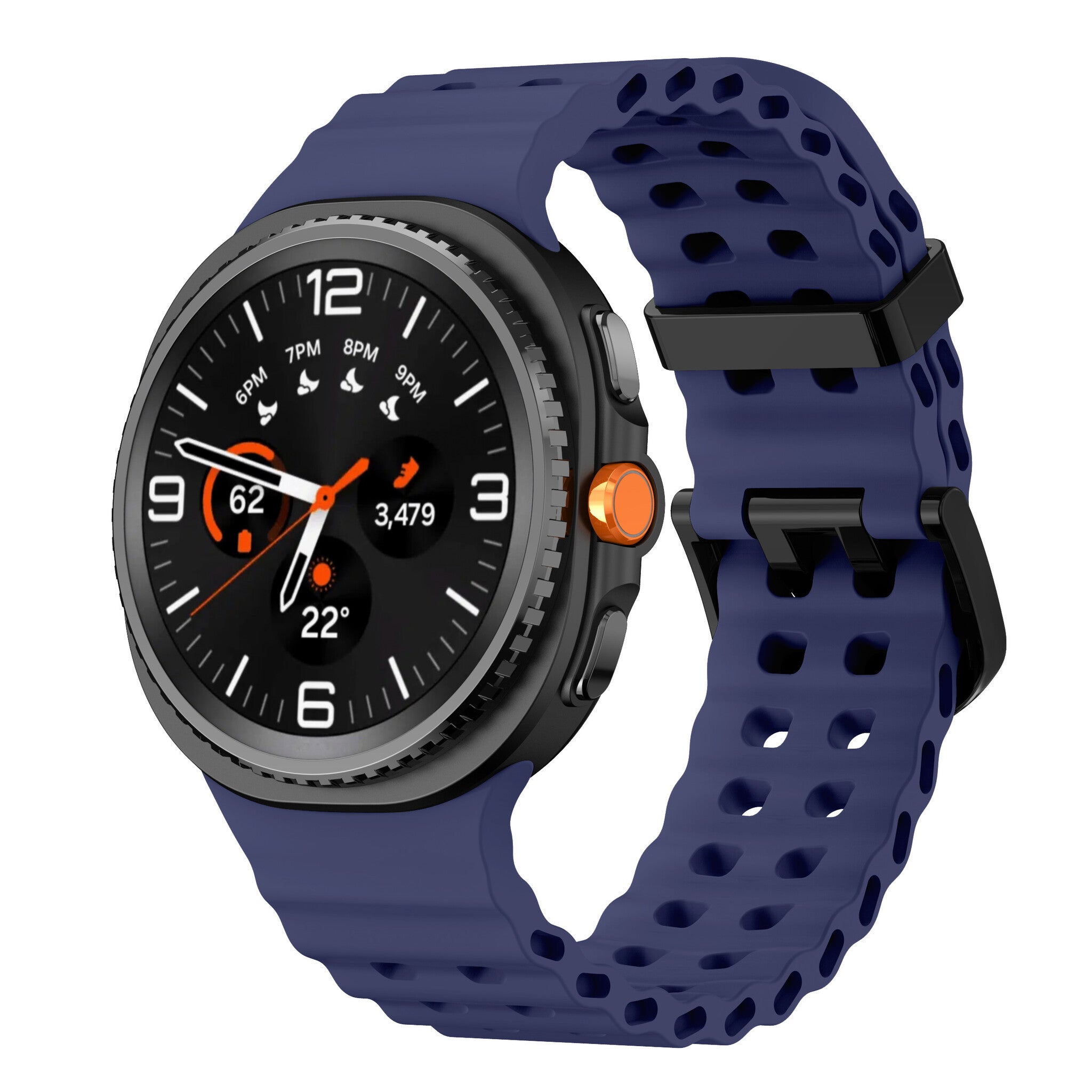 Bracelet Ocean Samsung Galaxy Watch 9 - 44mm (bleu foncé)