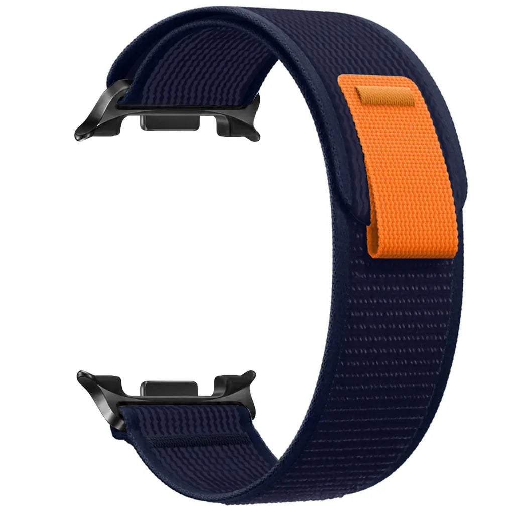 Bracelet nylon trail Samsung Galaxy Watch 8 - 40mm (bleu foncé)
