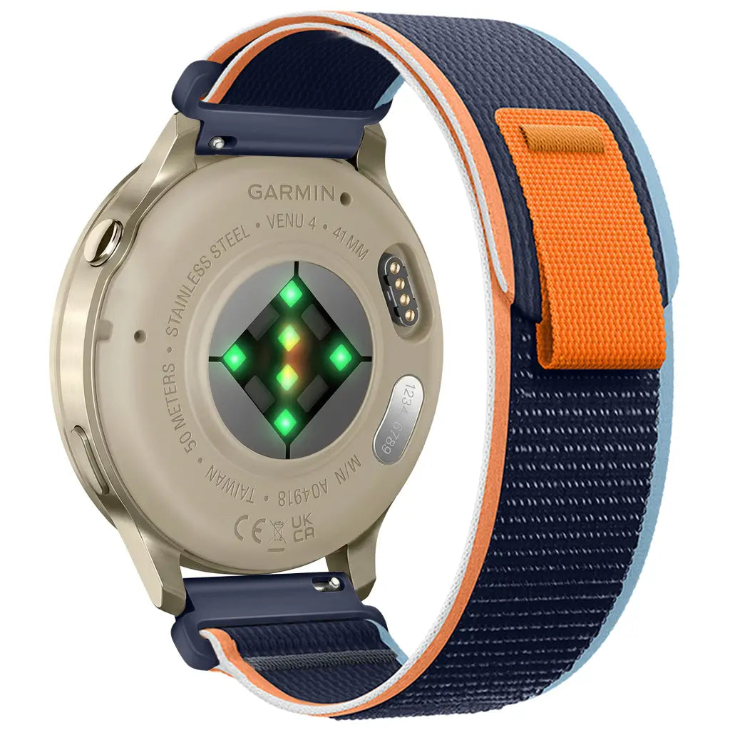 Bracelet nylon trail Garmin Forerunner 255 (mélange de bleu)