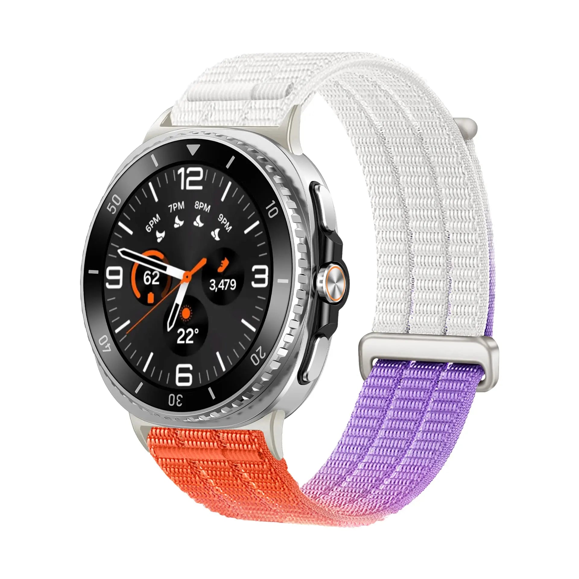 Bracelet nylon air Samsung Galaxy Watch 9 - 40mm (orange dégradé )