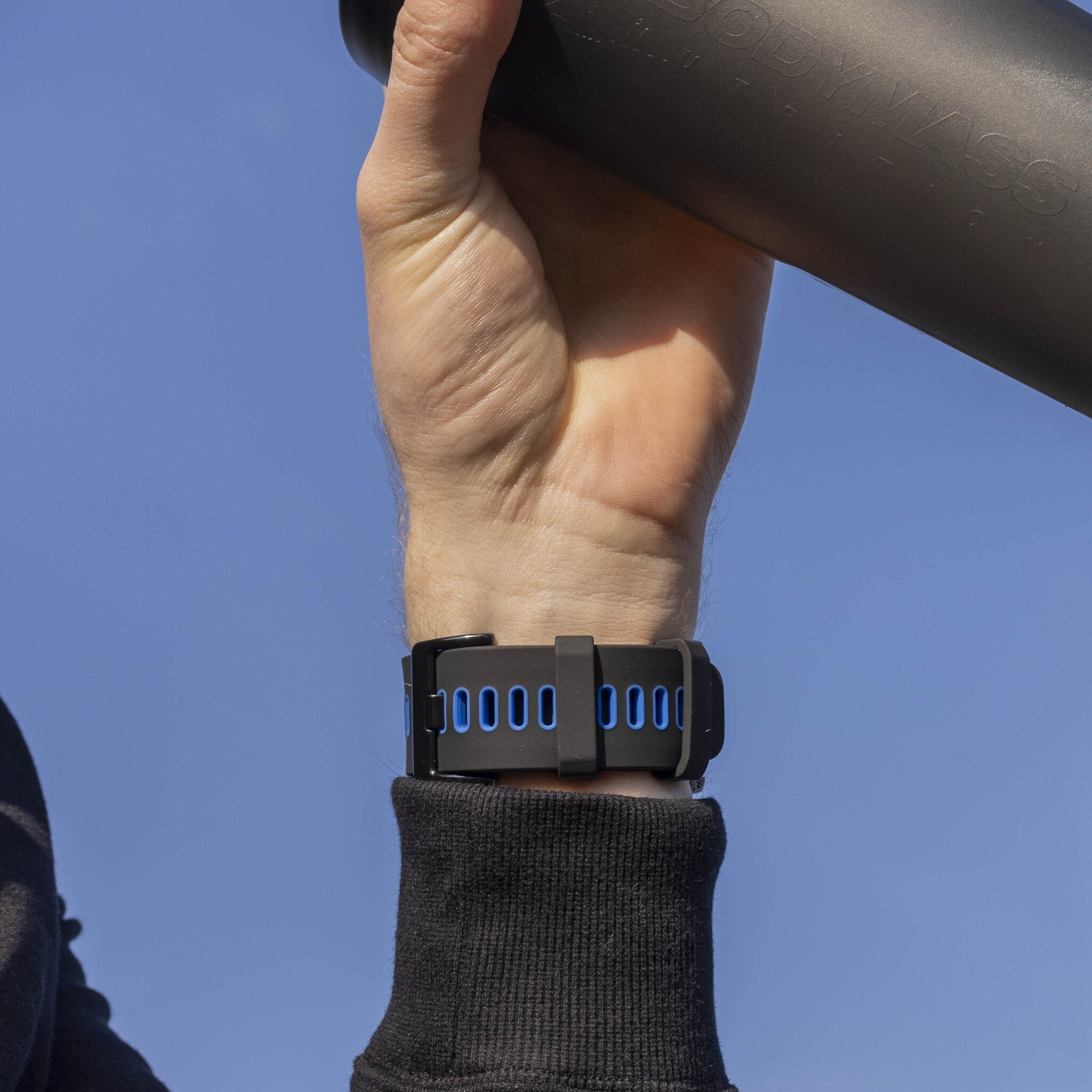Garmin Descent MK2(i) Sport Strap with Buckle (Black/Blue)