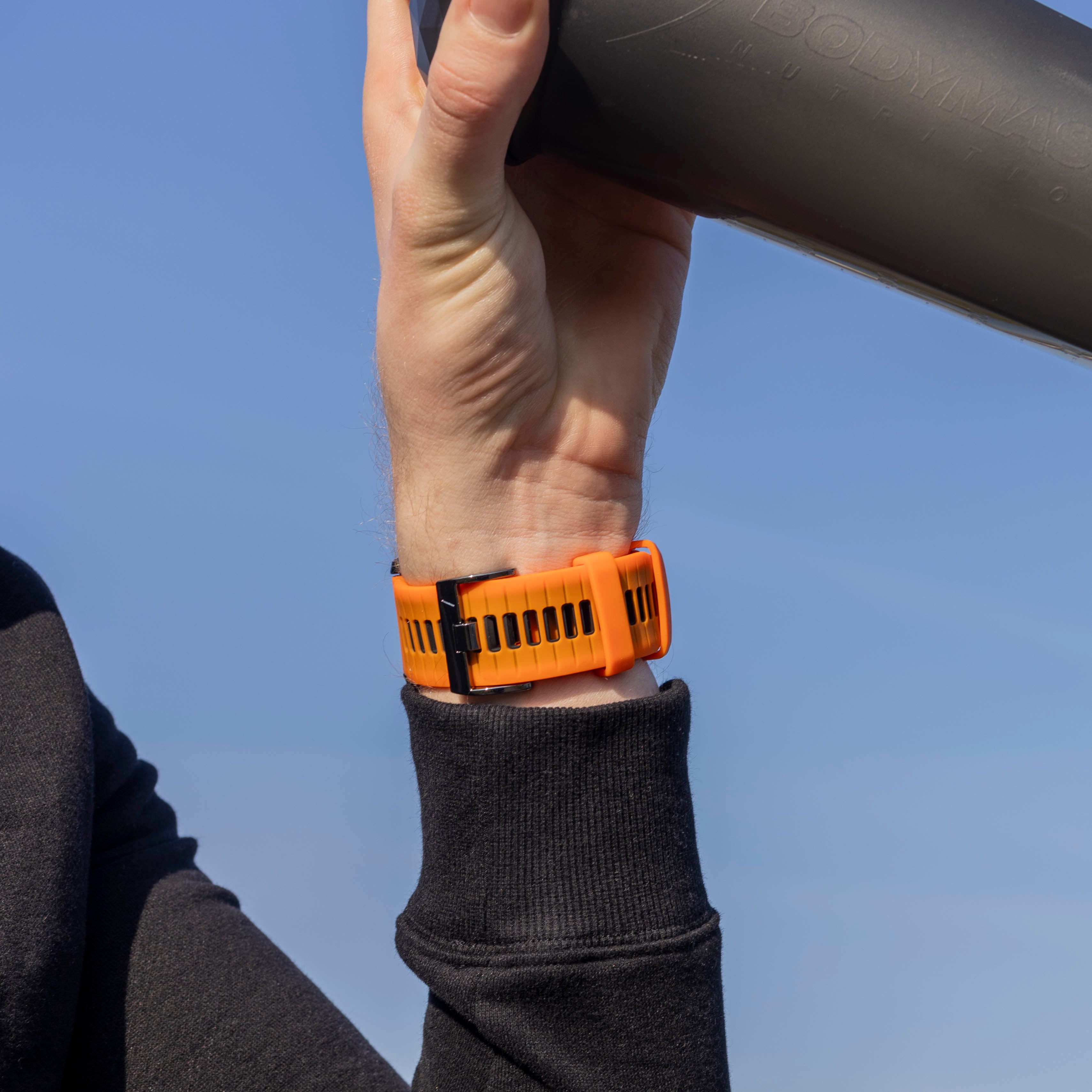 Garmin Fenix 7x Sport Buckle Strap (Orange/Black)