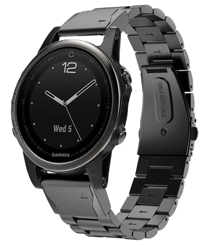 Bracelet acier Garmin Descent Mk3(i) - 43mm (noir)