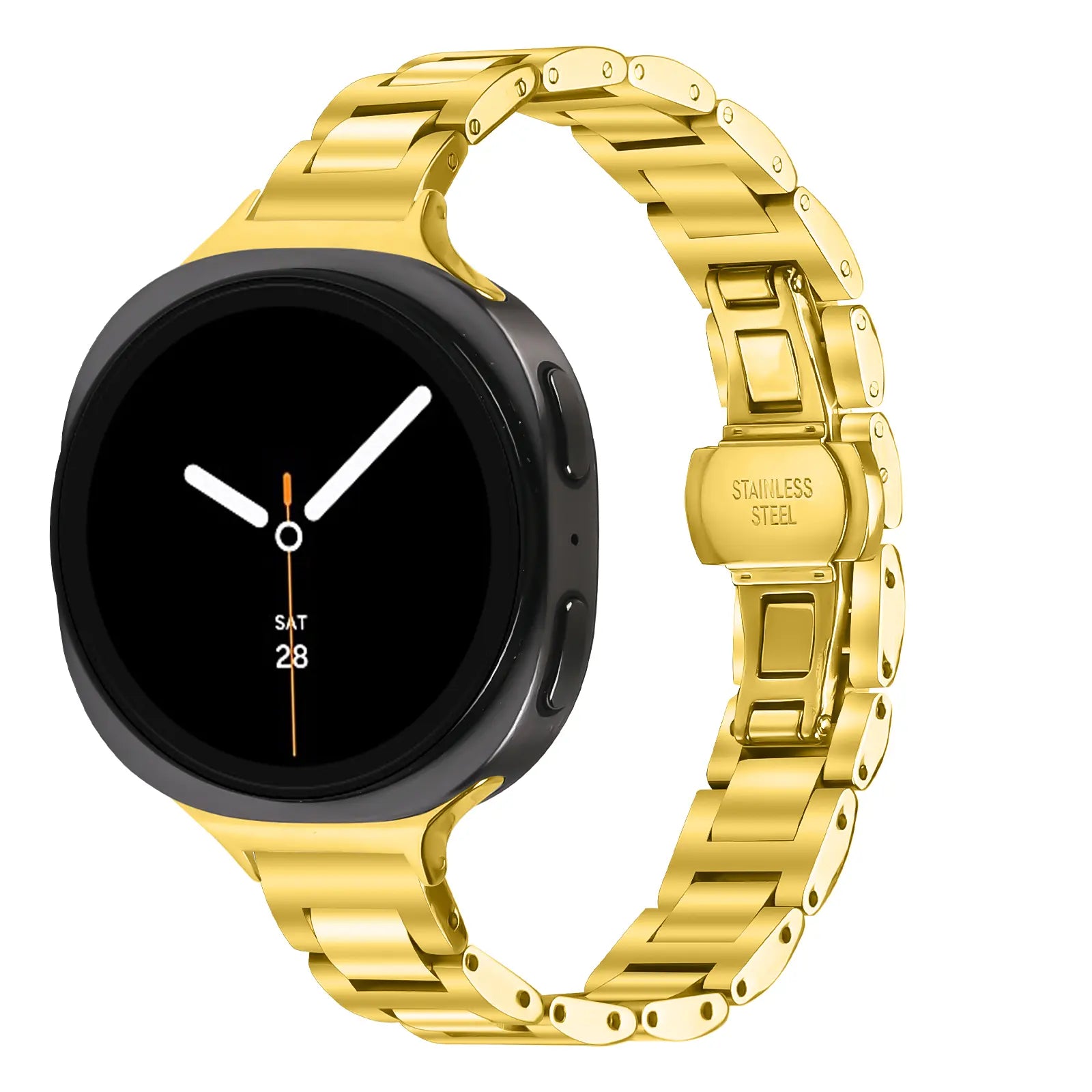 Bracelet acier fin Samsung Galaxy Watch 8 - 40mm (or)