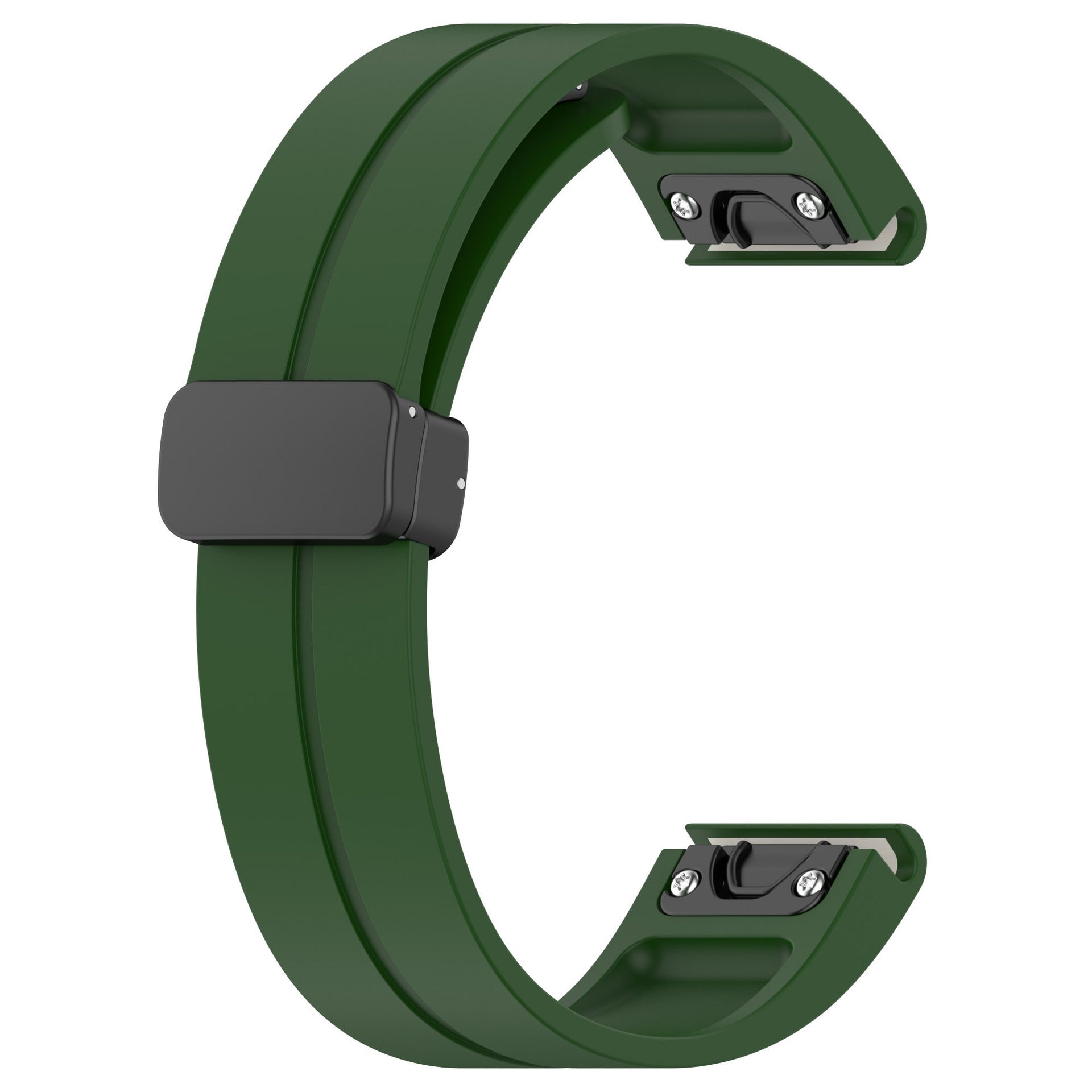 Garmin Enduro D-Buckle Silicone Strap (Army Green)