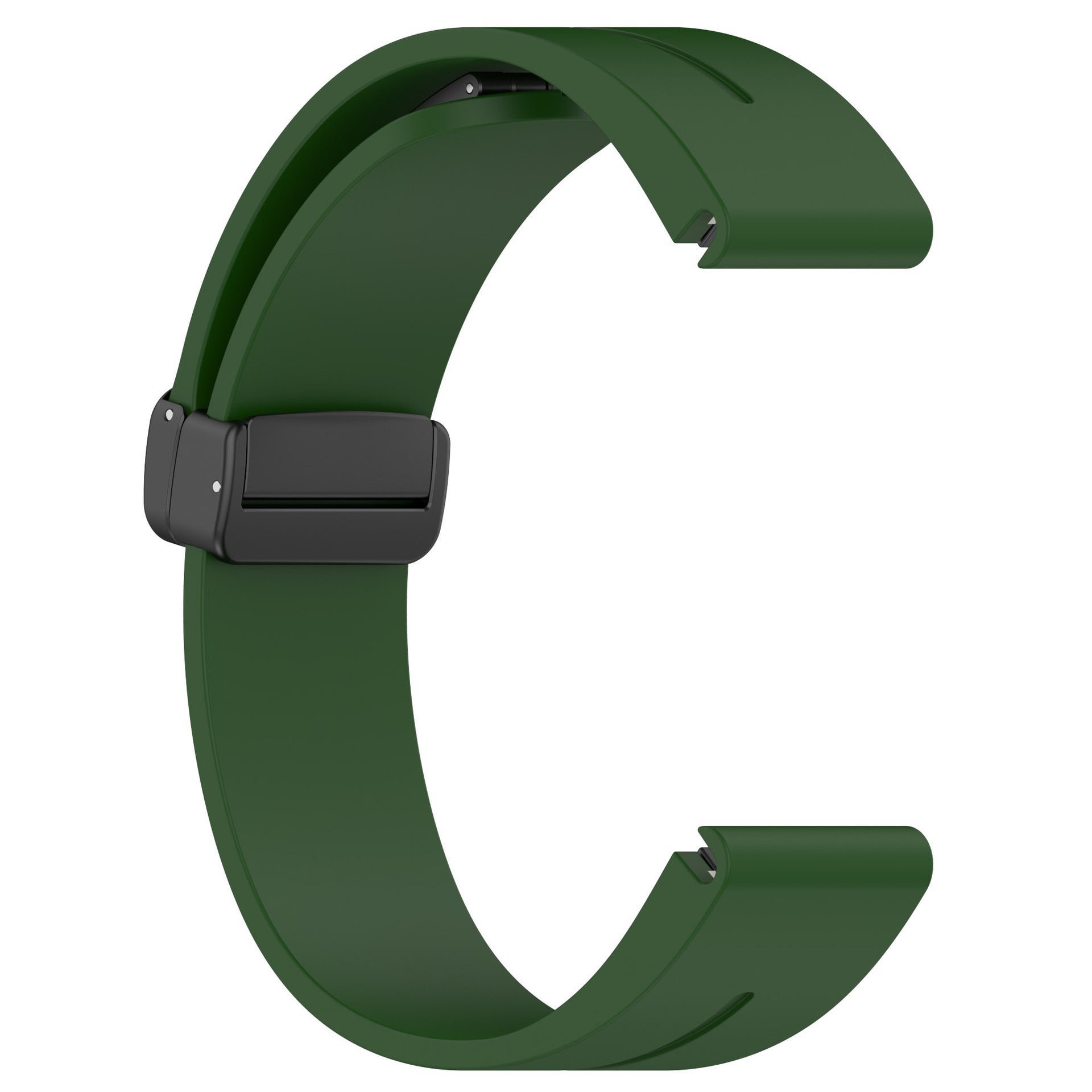 Bracelet silicone avec boucle-D Garmin Epix Gen 2 - 47mm (vert militaire)