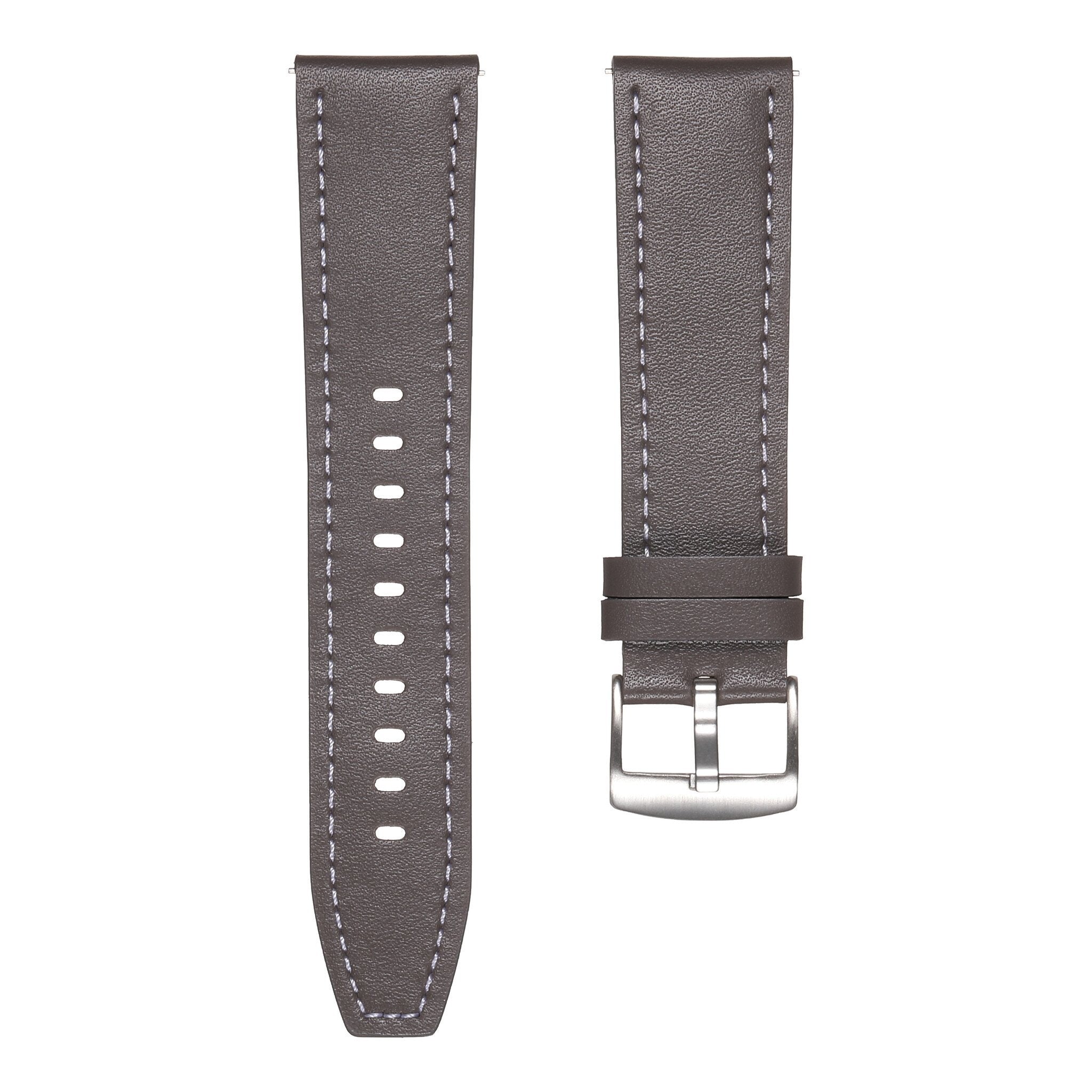 Bracelet cuir 'One Push' Amazfit Balance 2 (gris)