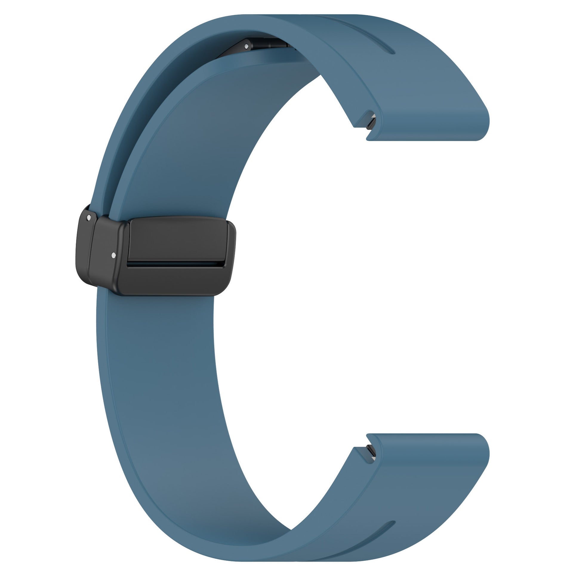 Garmin Fenix 7 D-Buckle Silicone Strap (Grey-Blue)