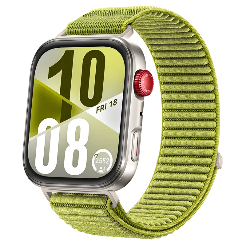 Bracelet nylon ondulé Huawei Watch Fit 5 Pro (vert)