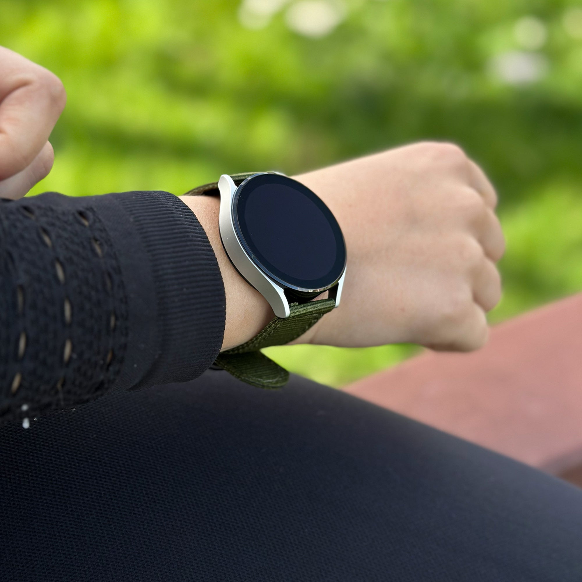 Bracelet nylon à boucle Huawei Watch GT 7 - 46mm (vert)