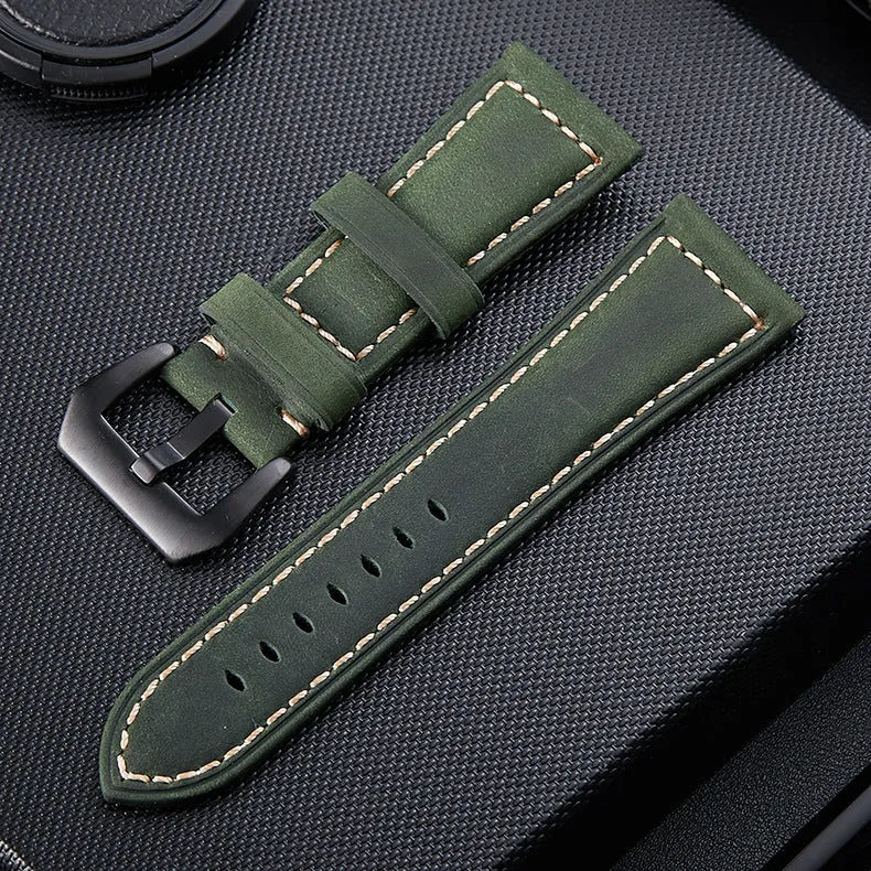 Bracelet cuir TicWatch Pro 5 Enduro (vert)