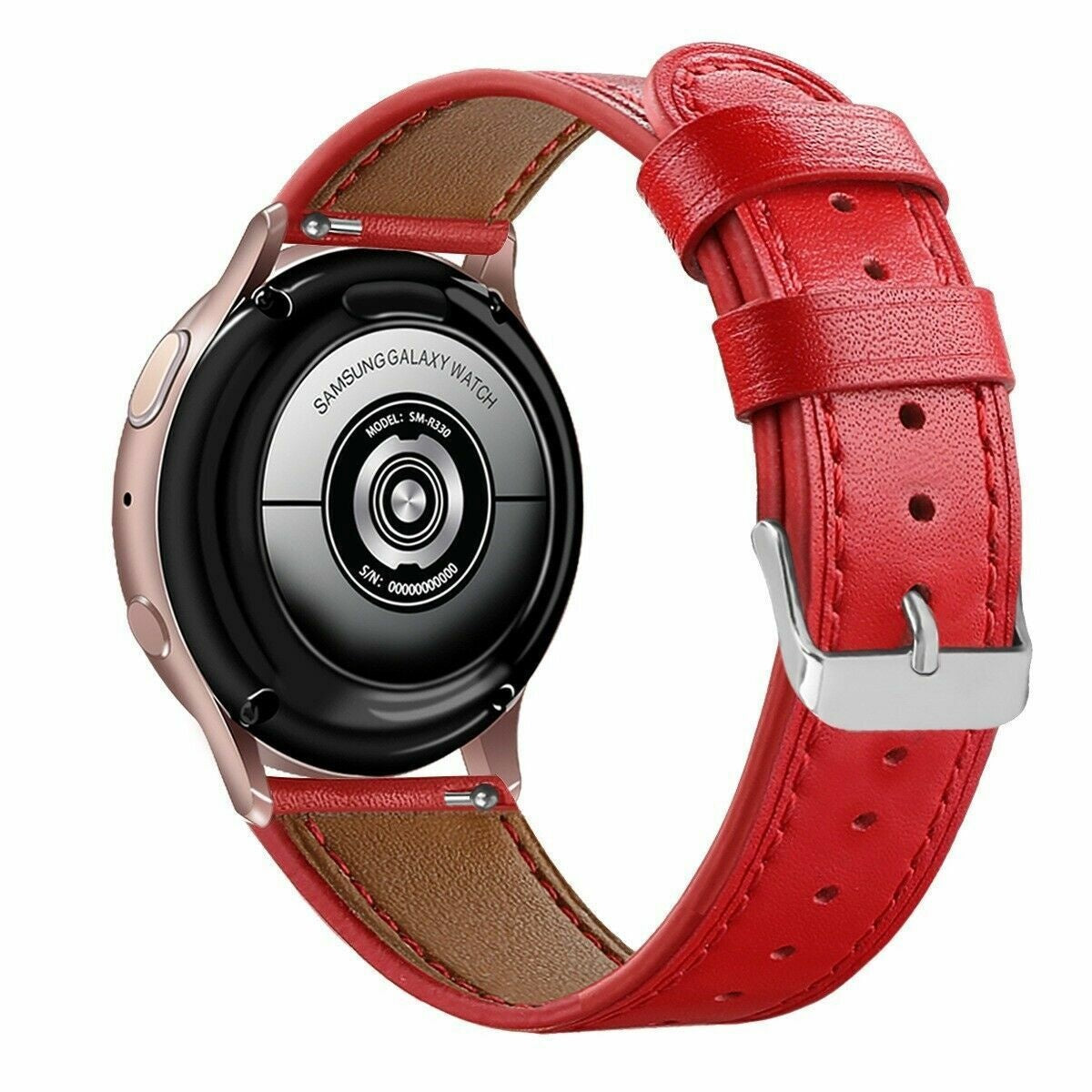 Bracelet cuir moderne Amazfit Bip 3 (Pro) (rouge)