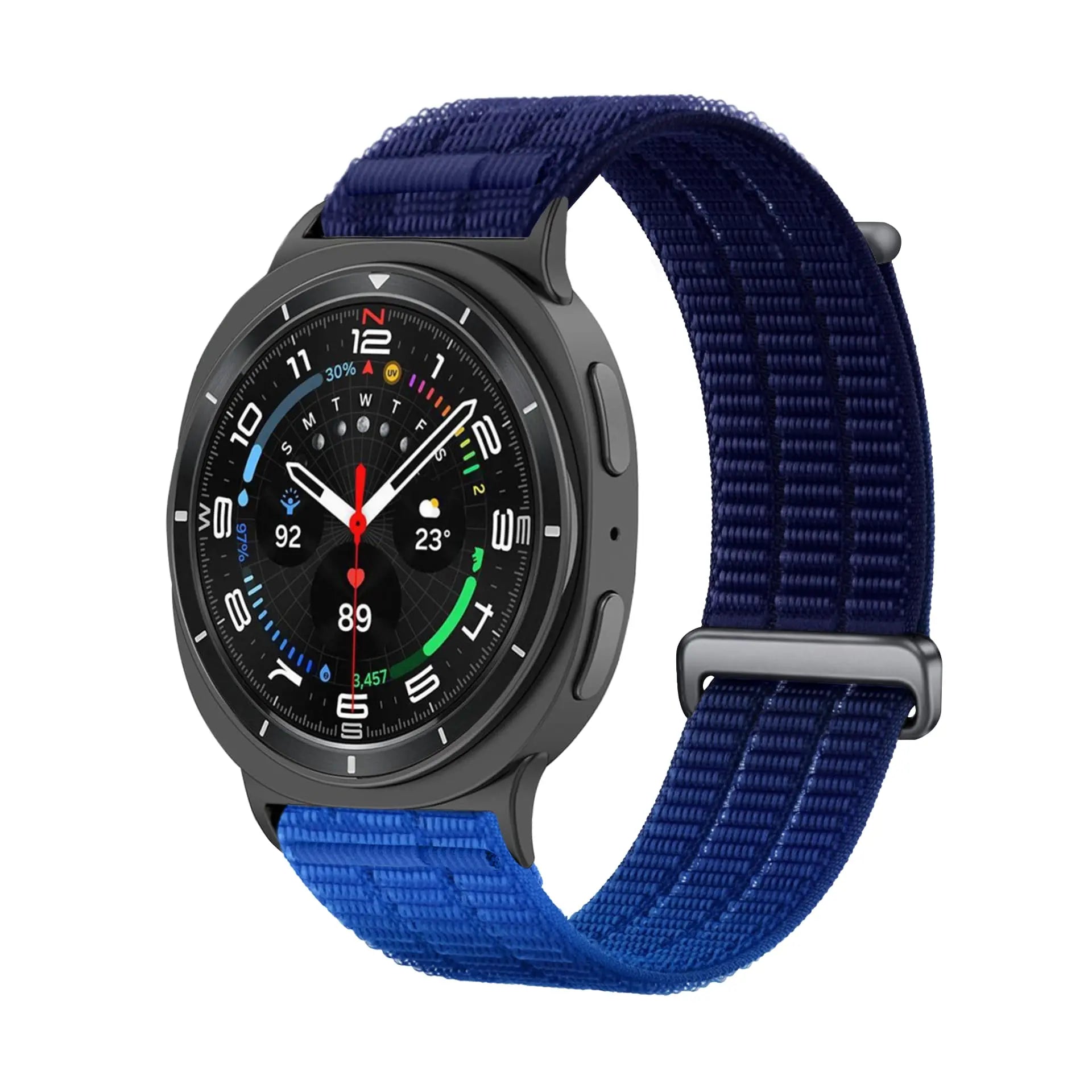 Bracelet nylon air Samsung Galaxy Watch 8 - 44mm (bleu dégradé )