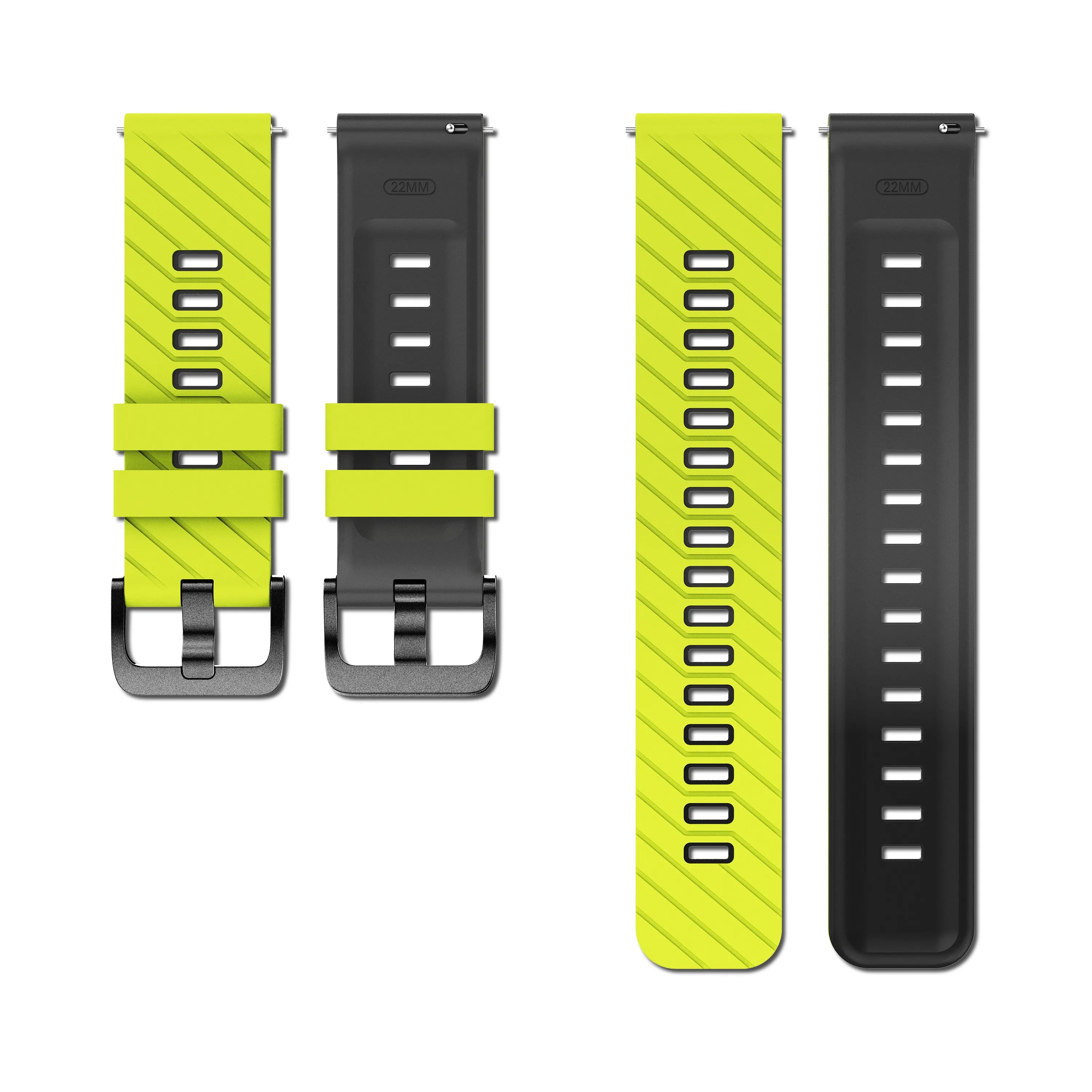 Polar Grit X2 Pro Twill Sport Strap (Bright Yellow/Black)