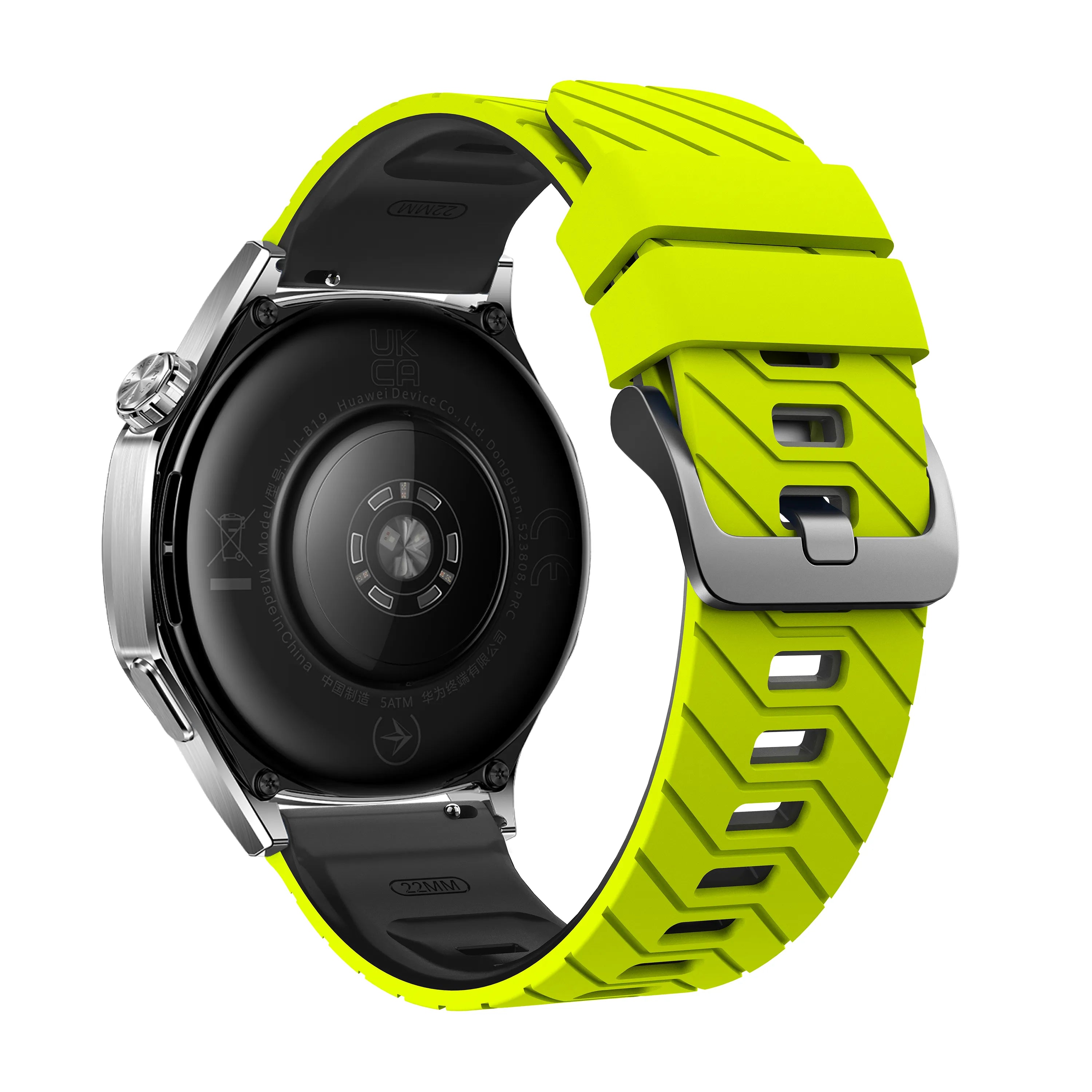 OnePlus Watch 3 Twill Sport Strap (Bright Yellow/Black)