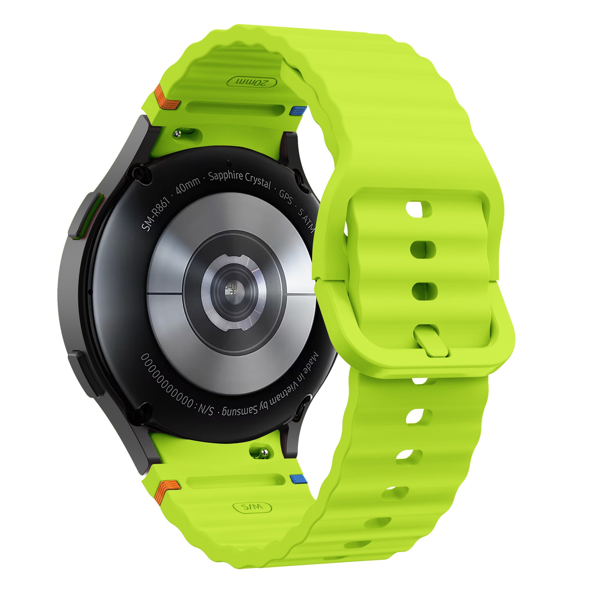 Bracelet Wave Samsung Galaxy Watch 4 - 44mm (lime)