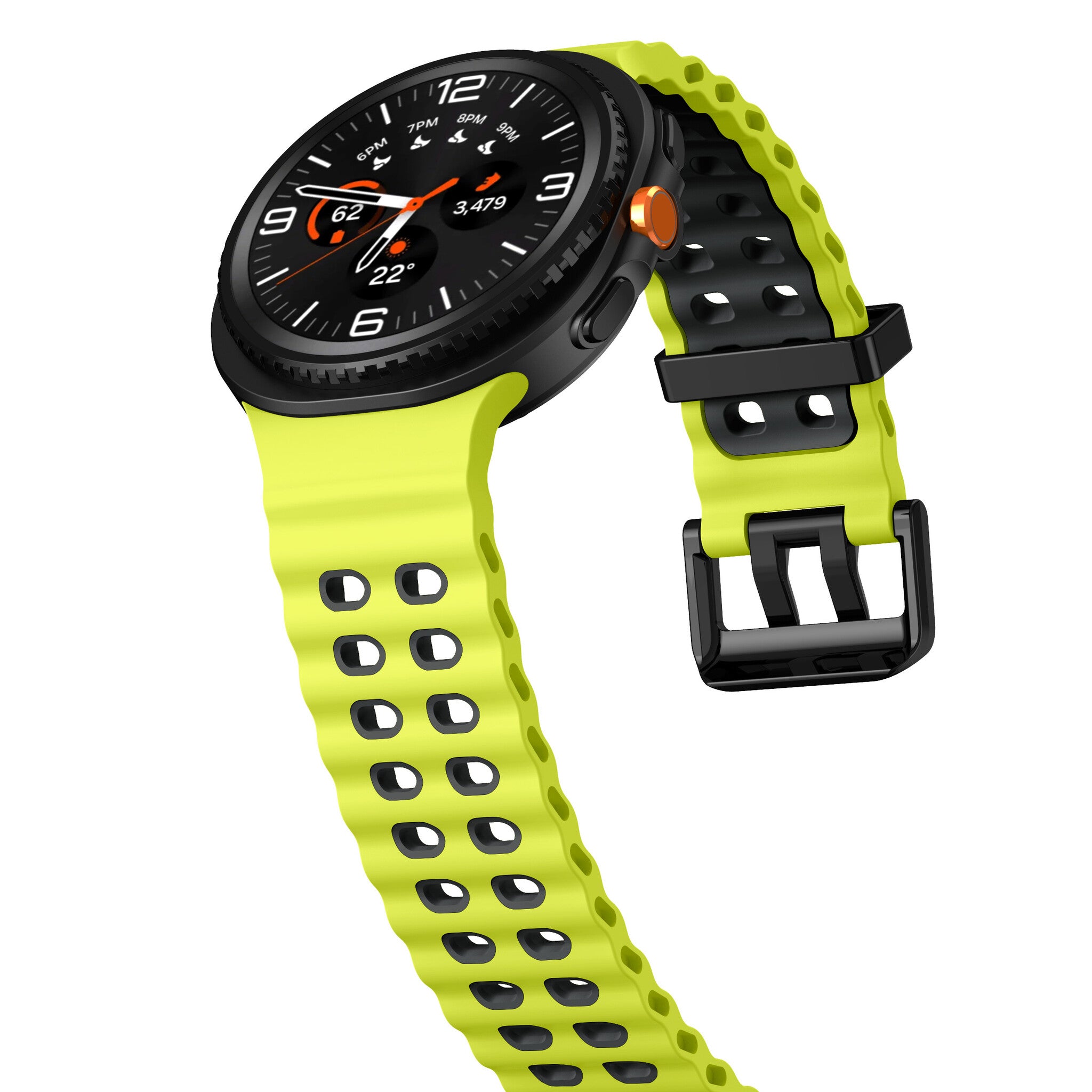 Bracelet Ocean Samsung Galaxy Watch 8 - 44mm (lime/gris)