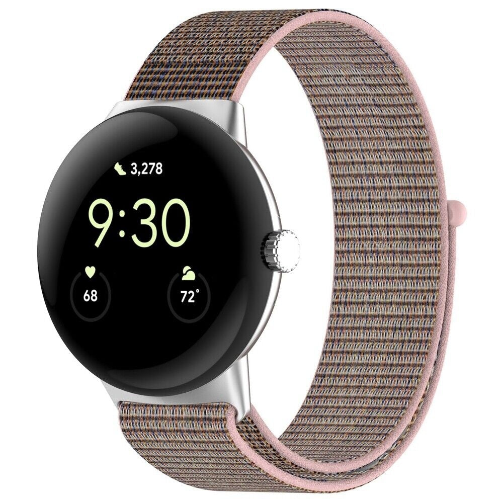 Google Pixel Watch 5 - 41mm Nylon Strap (Pink)
