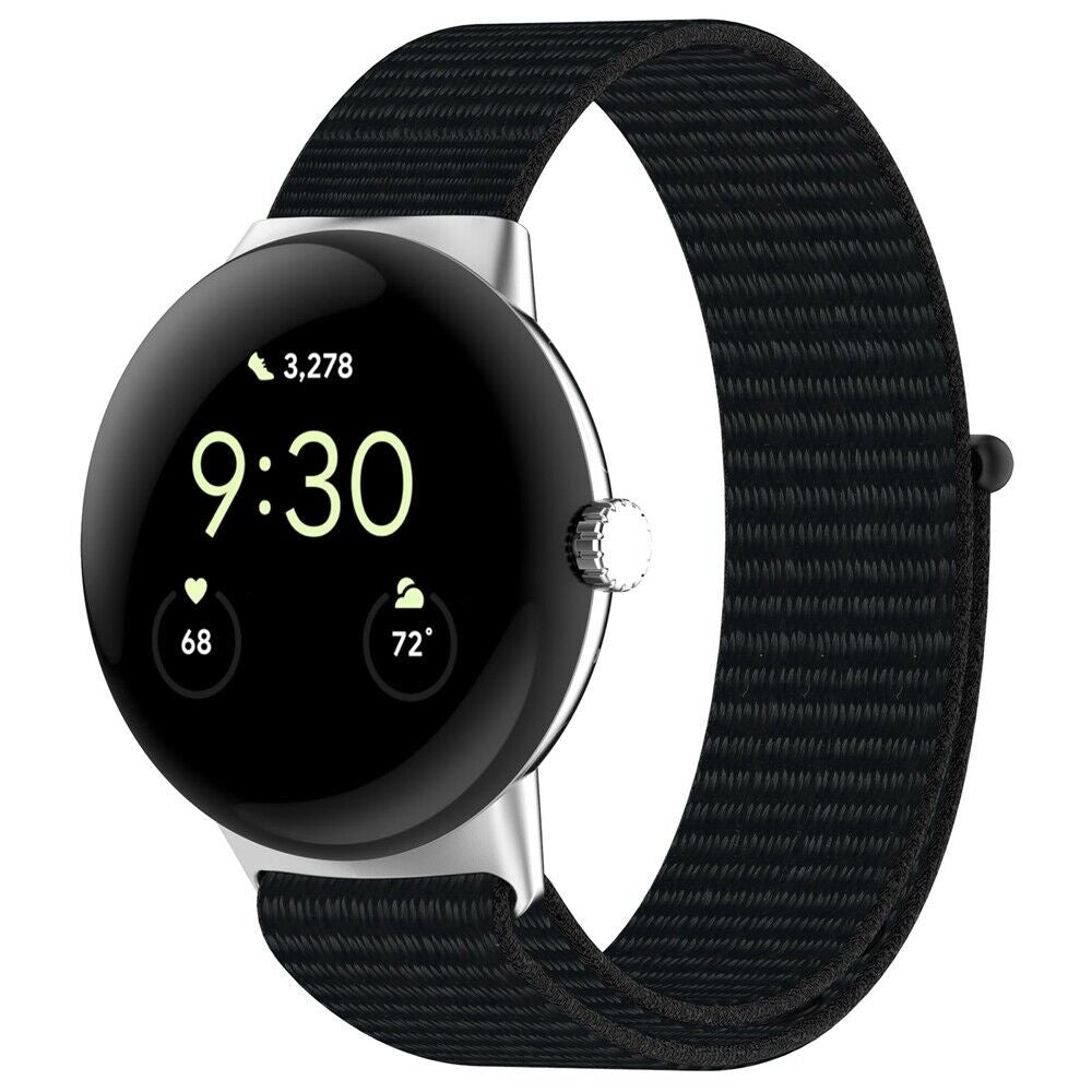 Bracelet nylon Google Pixel Watch 5 - 41mm (noir)